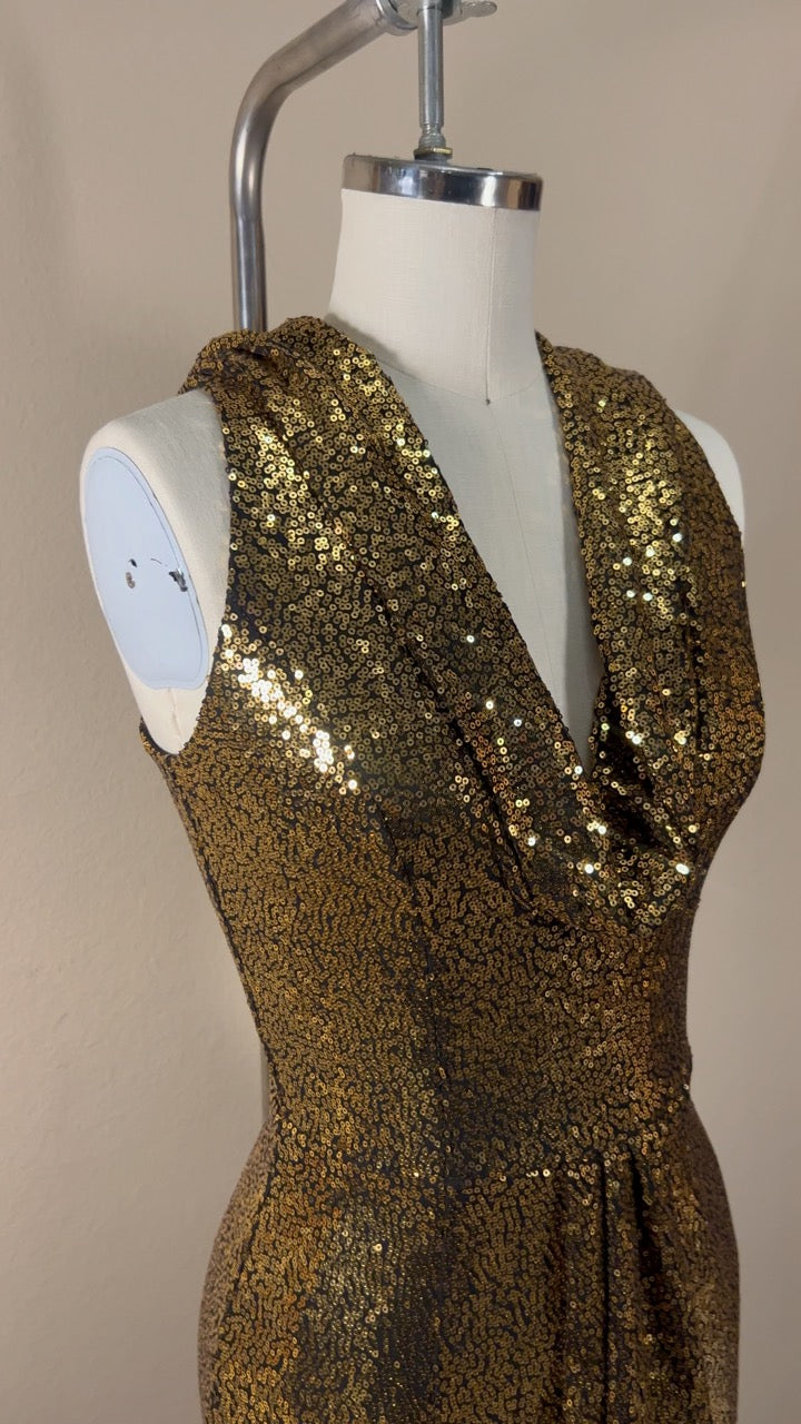 Cairo Sunset Hooded Dress