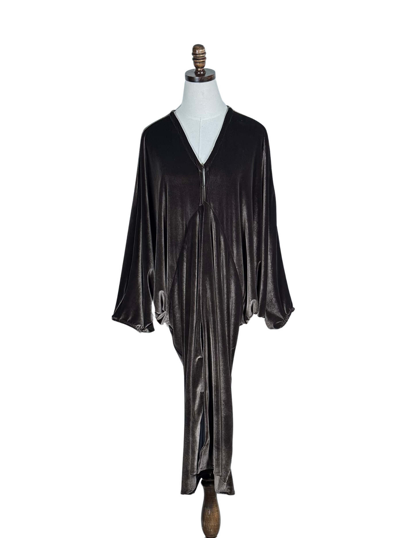 Sylvia Cocoon Coat in Chocolate