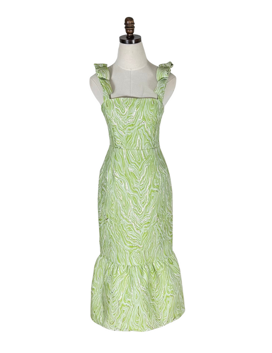 Georgina Dress in Peridot Breeze