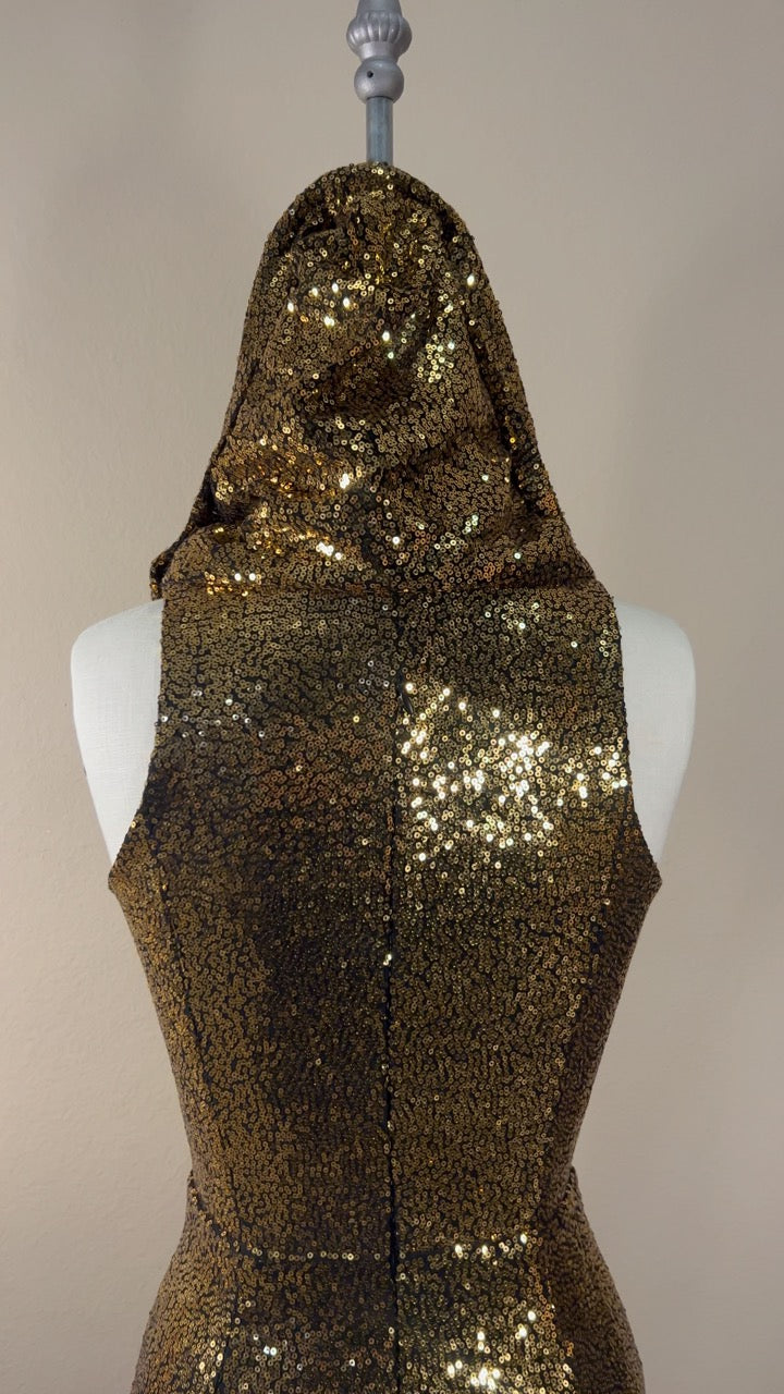 Cairo Sunset Hooded Dress