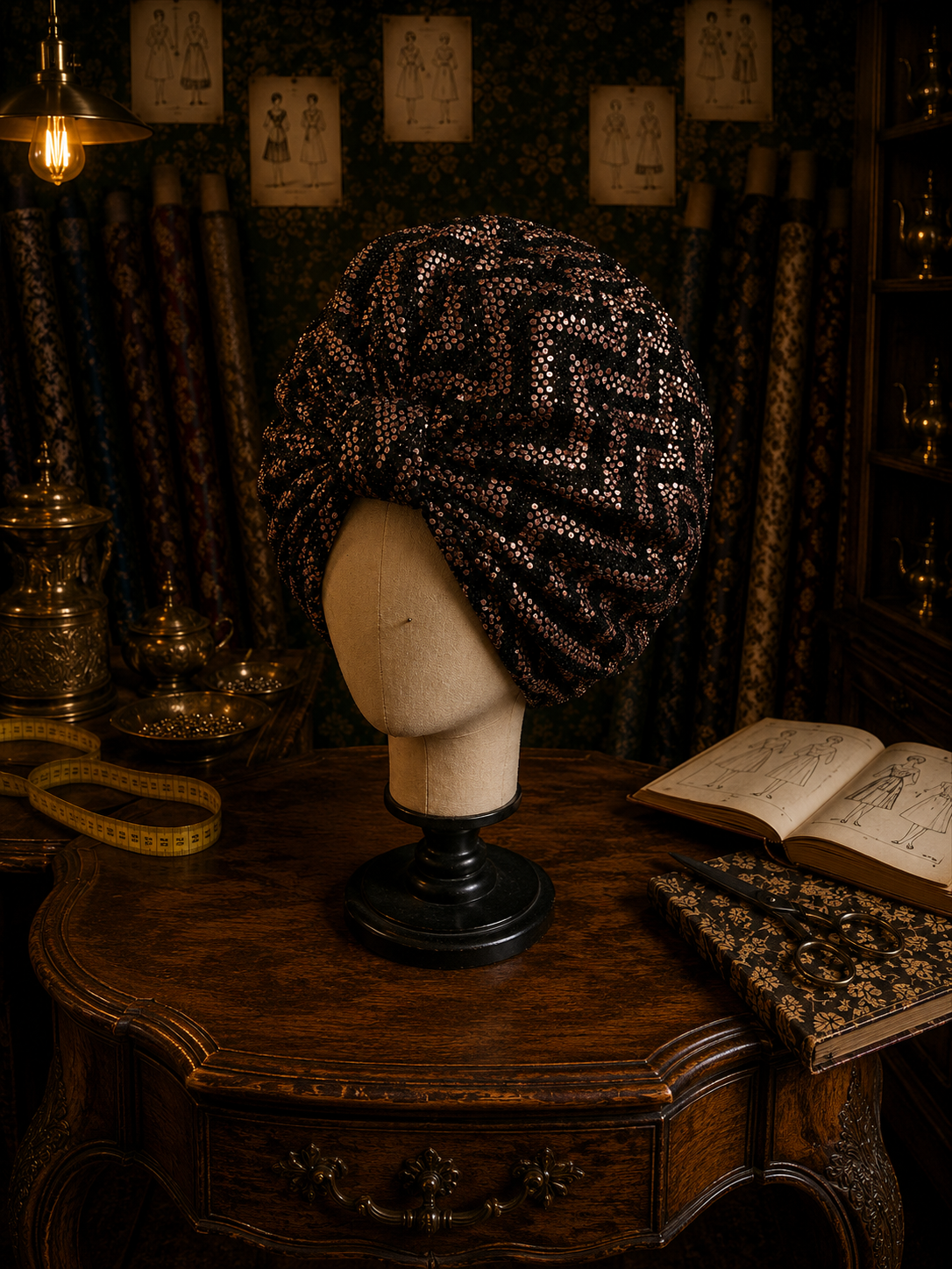 Dance-Floor Nights Curling Turban