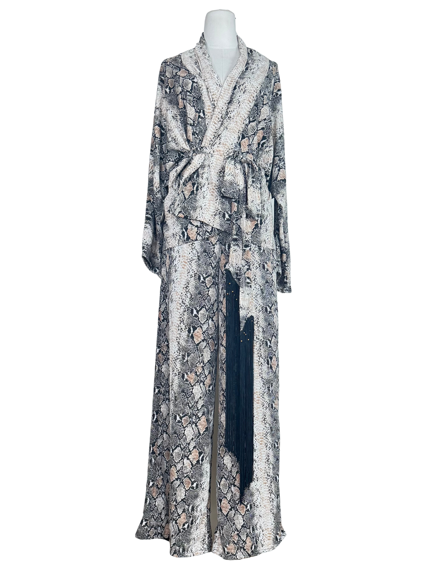 Monochrome Serpentine Dolman Palazzo Set PRE-ORDER