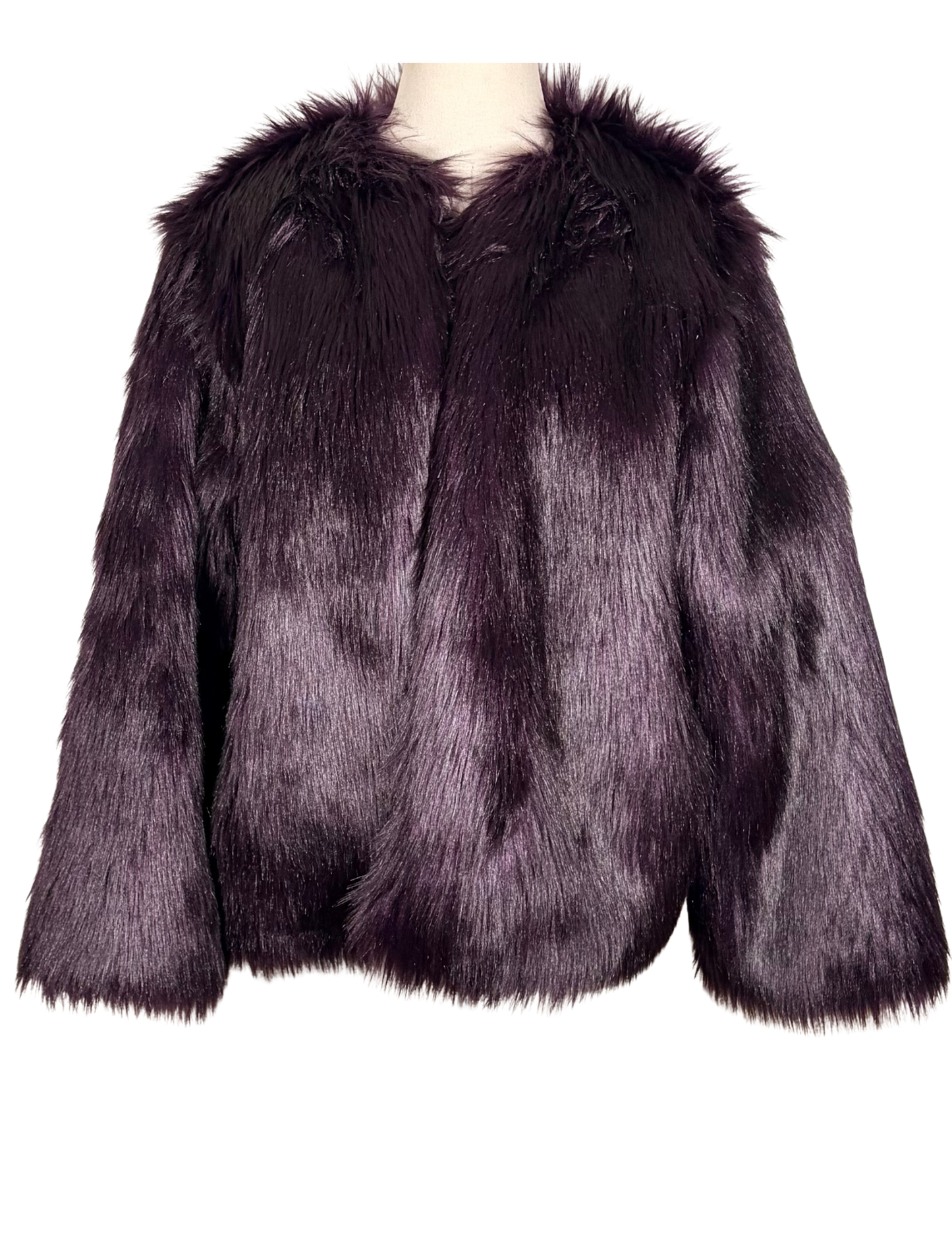 Shadow Amethyst Faux Fur Jacket