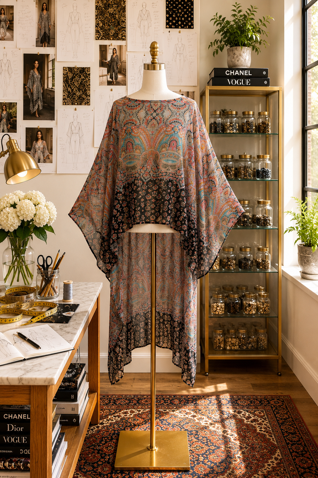Taj Float Scarf Top