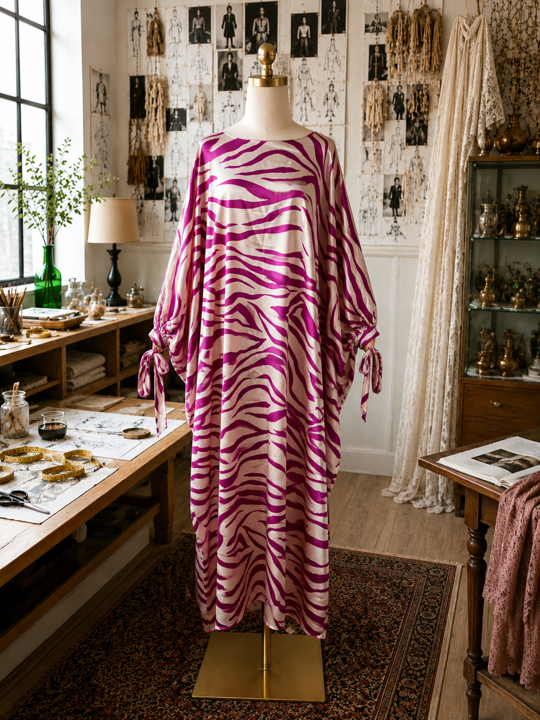Capri Caftan in Orchid Safari LIMITED RUN