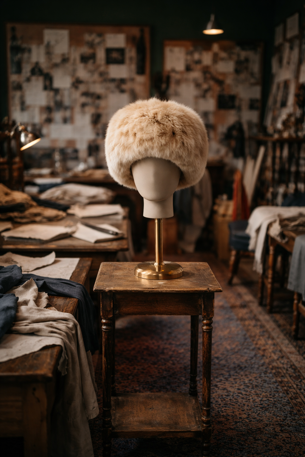 Anjelina Snow Leopard Faux Fur Hat PRE-ORDER