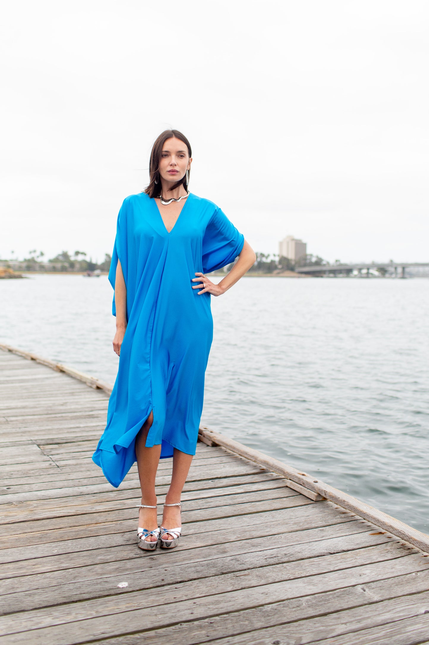 Aqua Slink Caftan