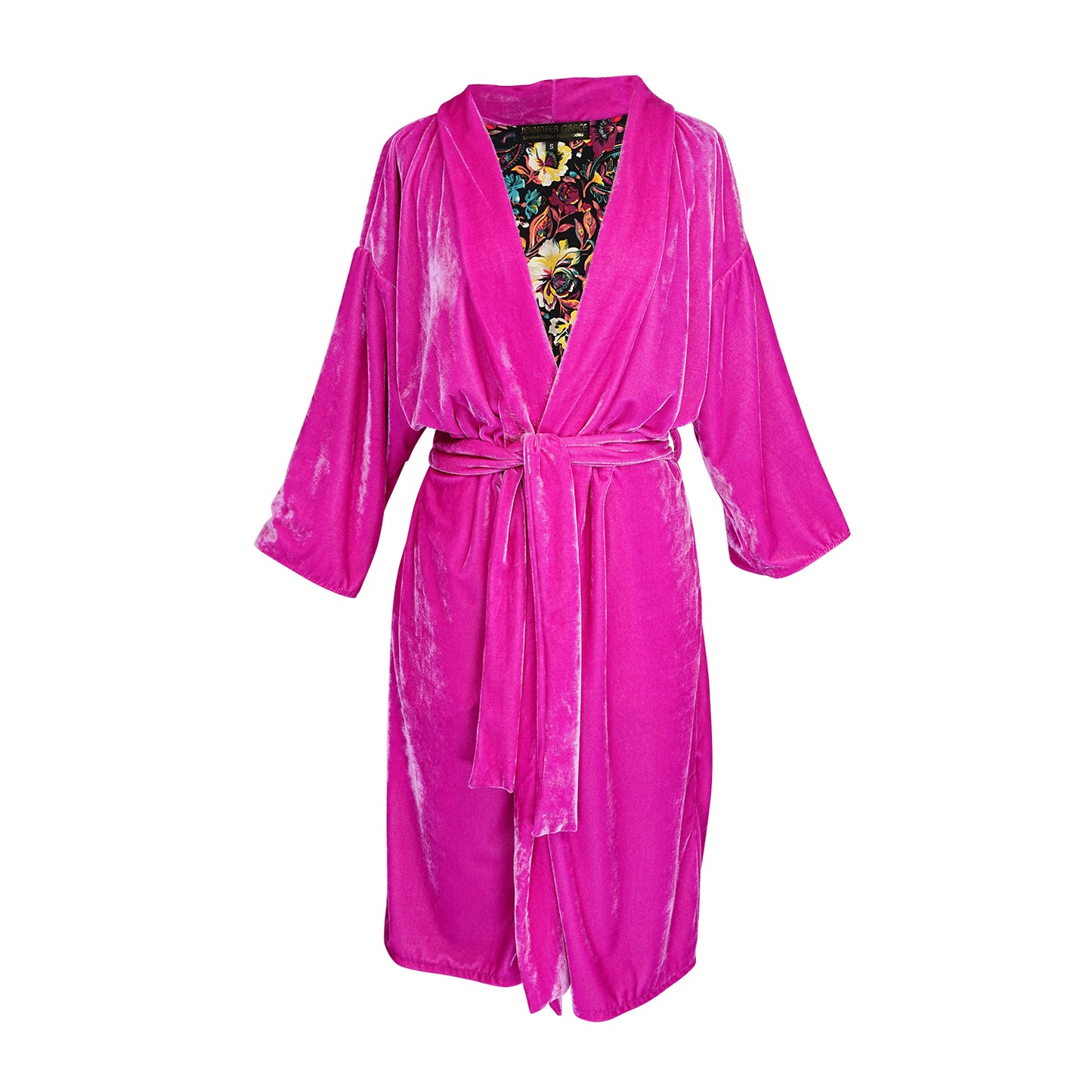 Azalea Velvet Reversible Koi Kimono