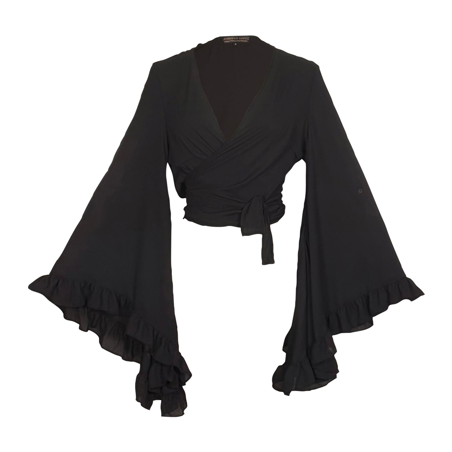 Boogie Muse Wrap Top in Onyx