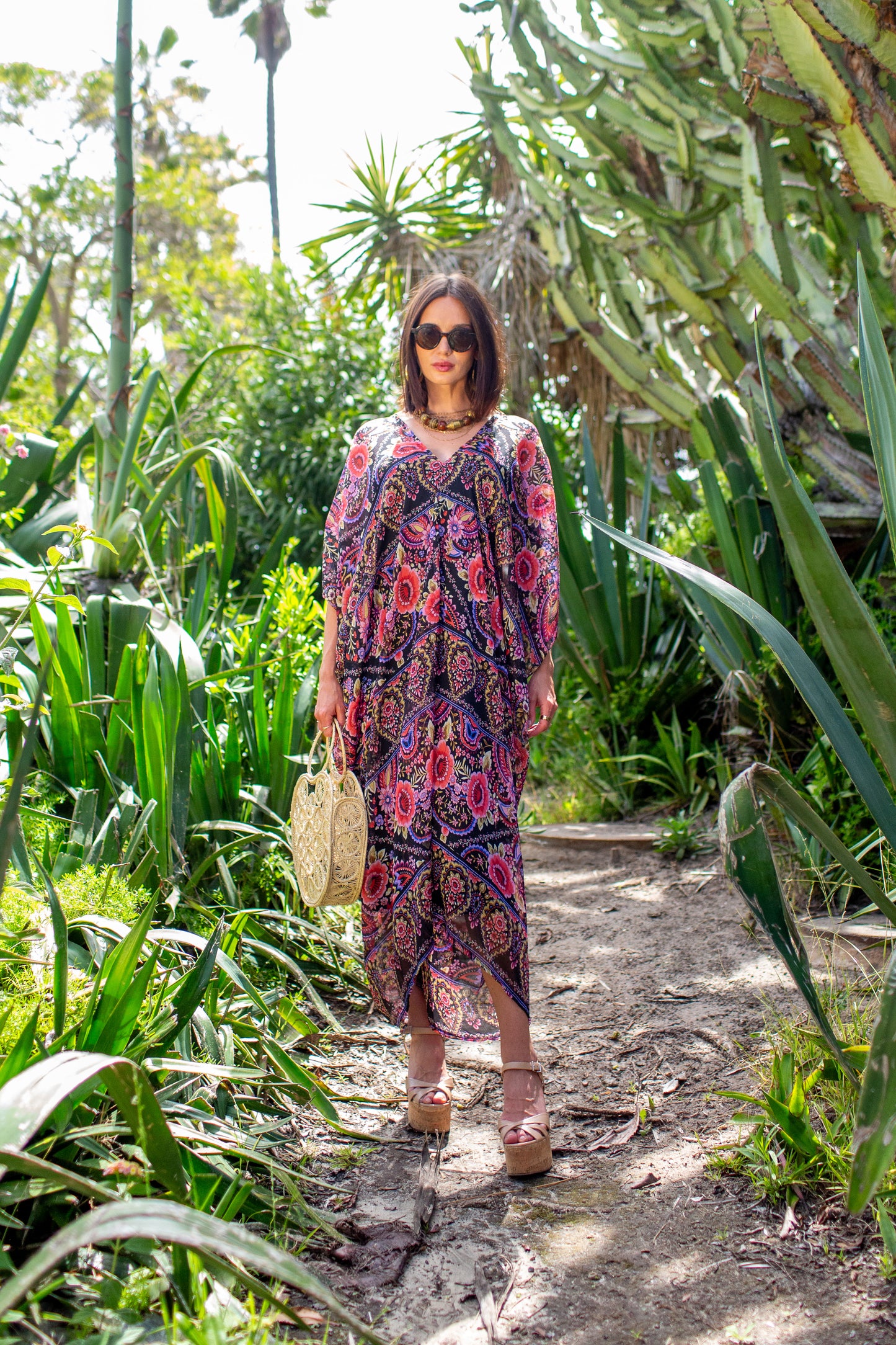 Lorraine Paisley Caftan (PRE-ORDER)