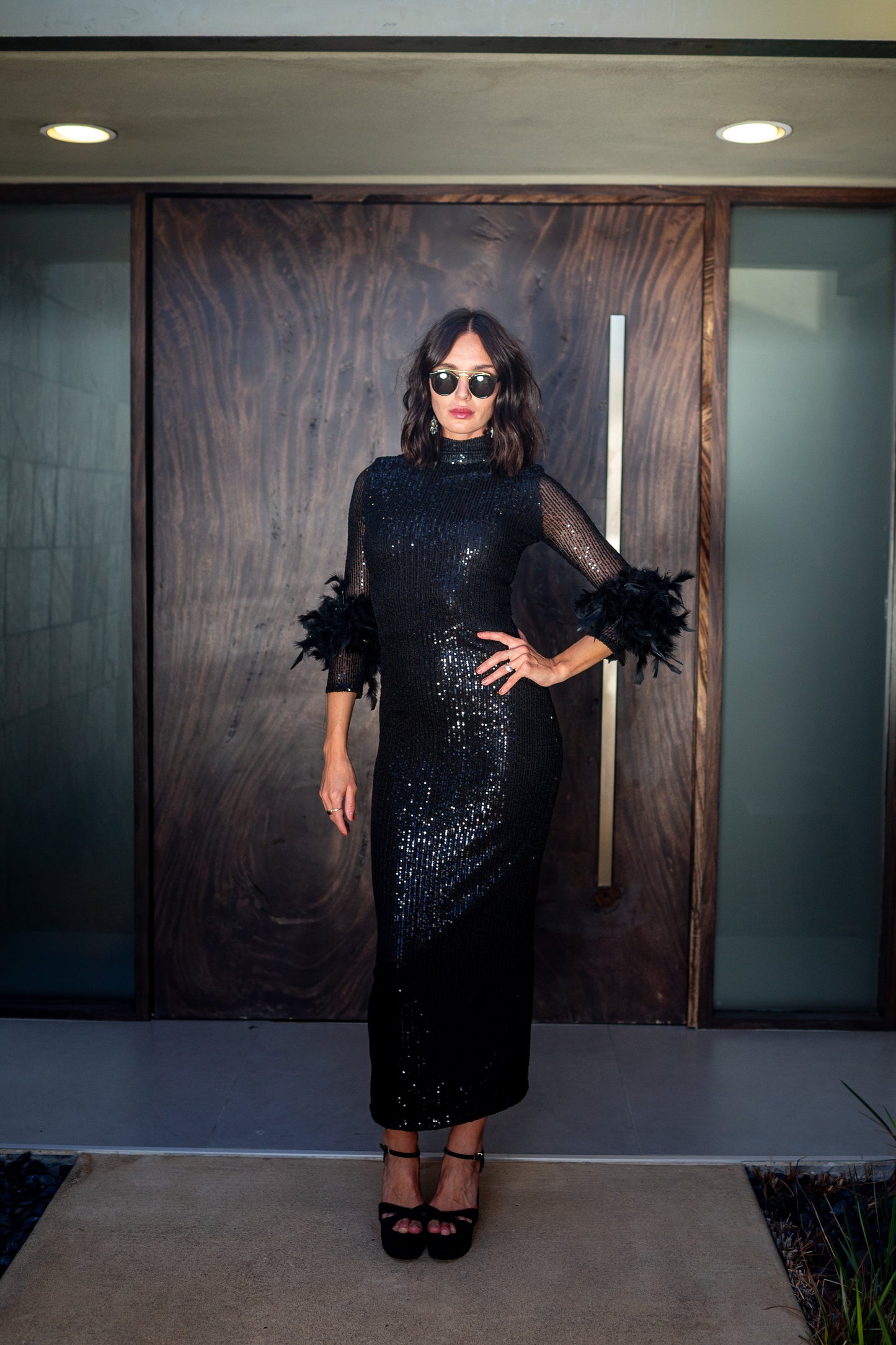 Catroux dress in Darkest Night - PREORDER