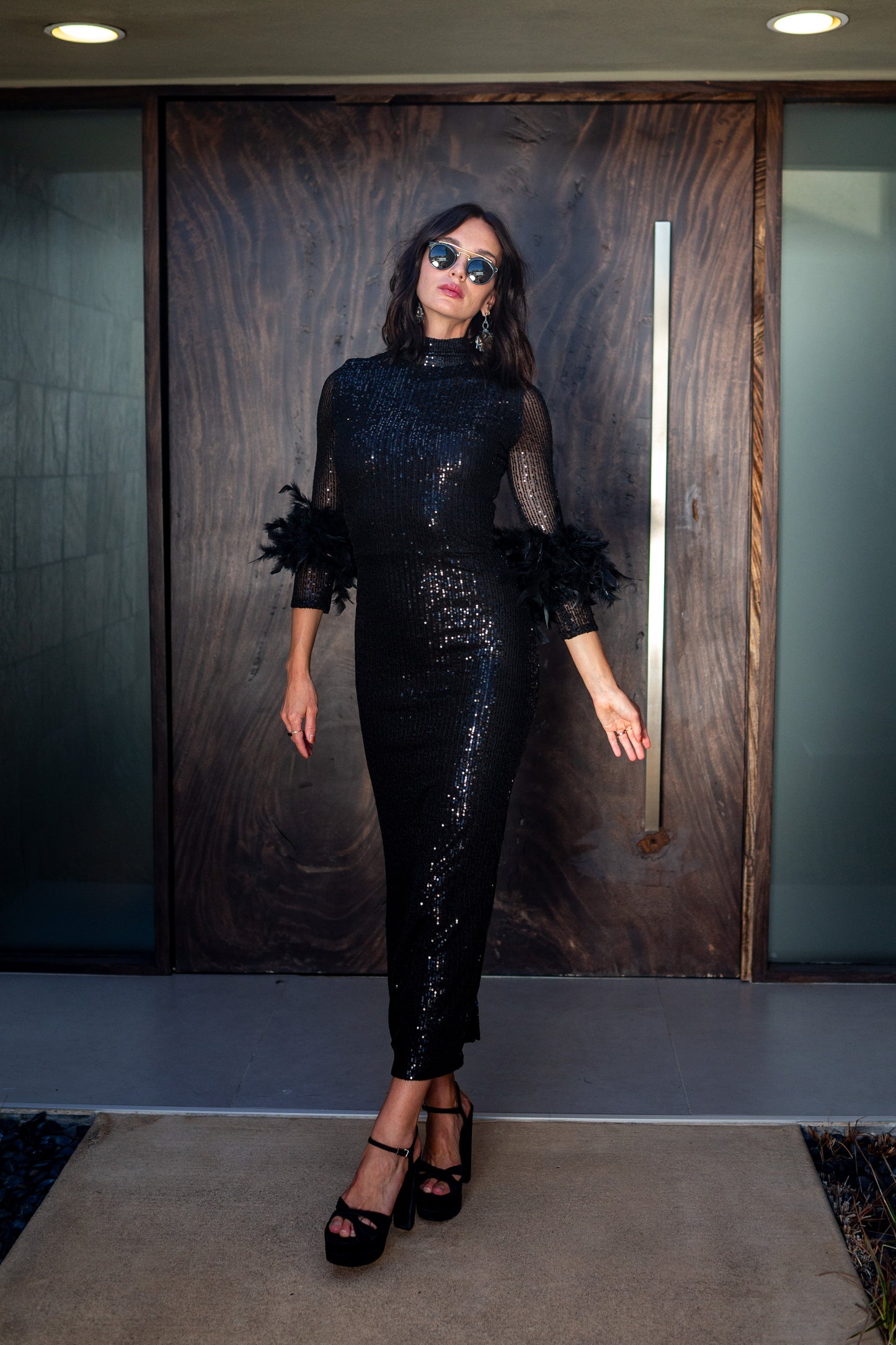 Catroux dress in Darkest Night - PREORDER