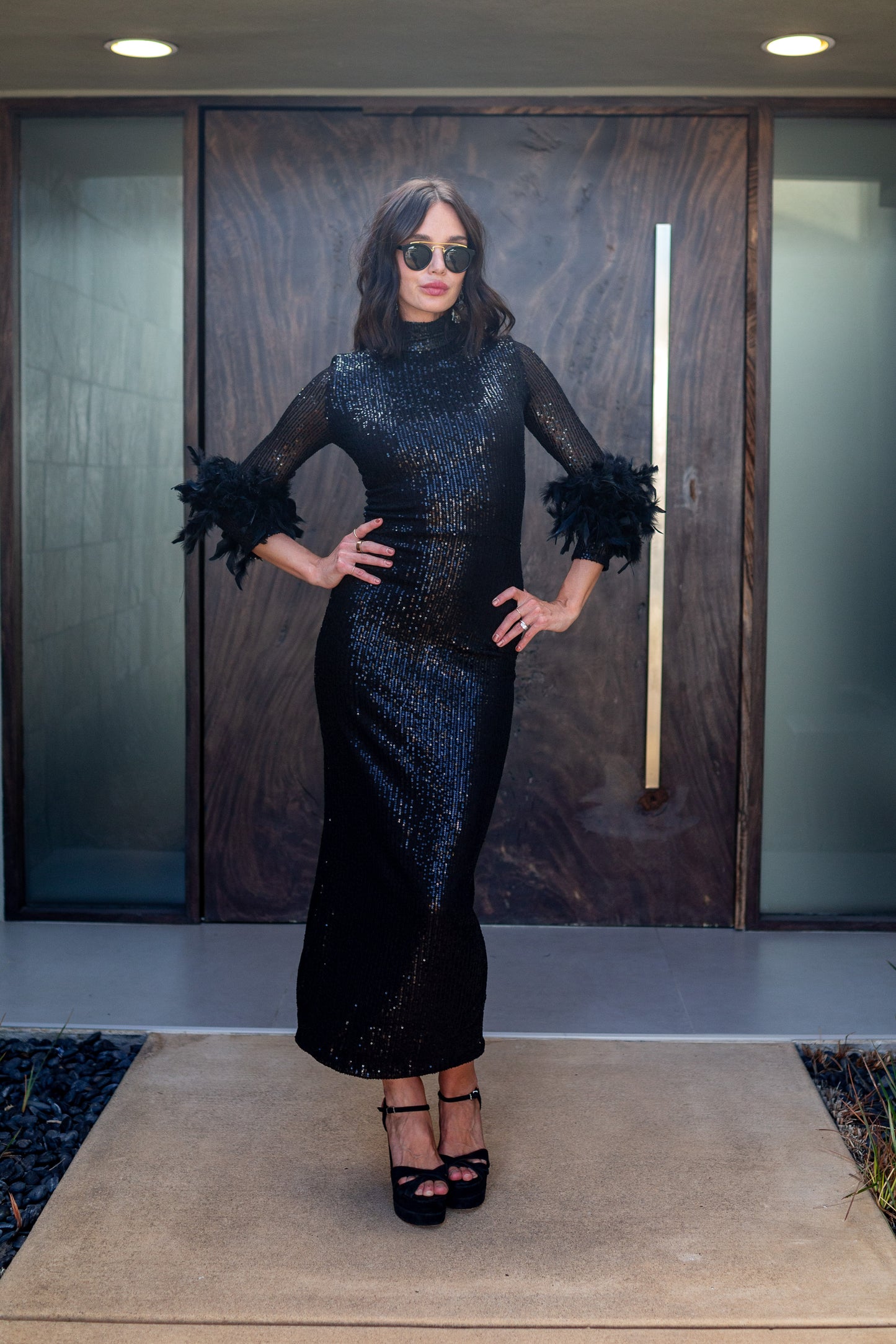 Catroux dress in Darkest Night - PREORDER