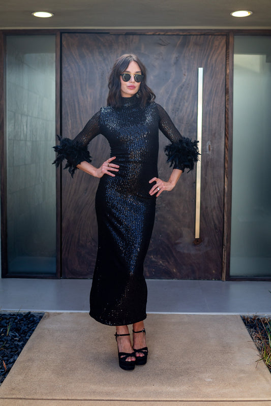 Catroux dress in Darkest Night - PREORDER