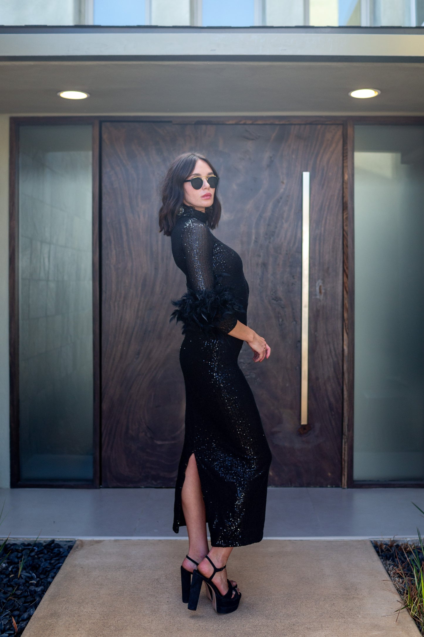 Catroux dress in Darkest Night - PREORDER