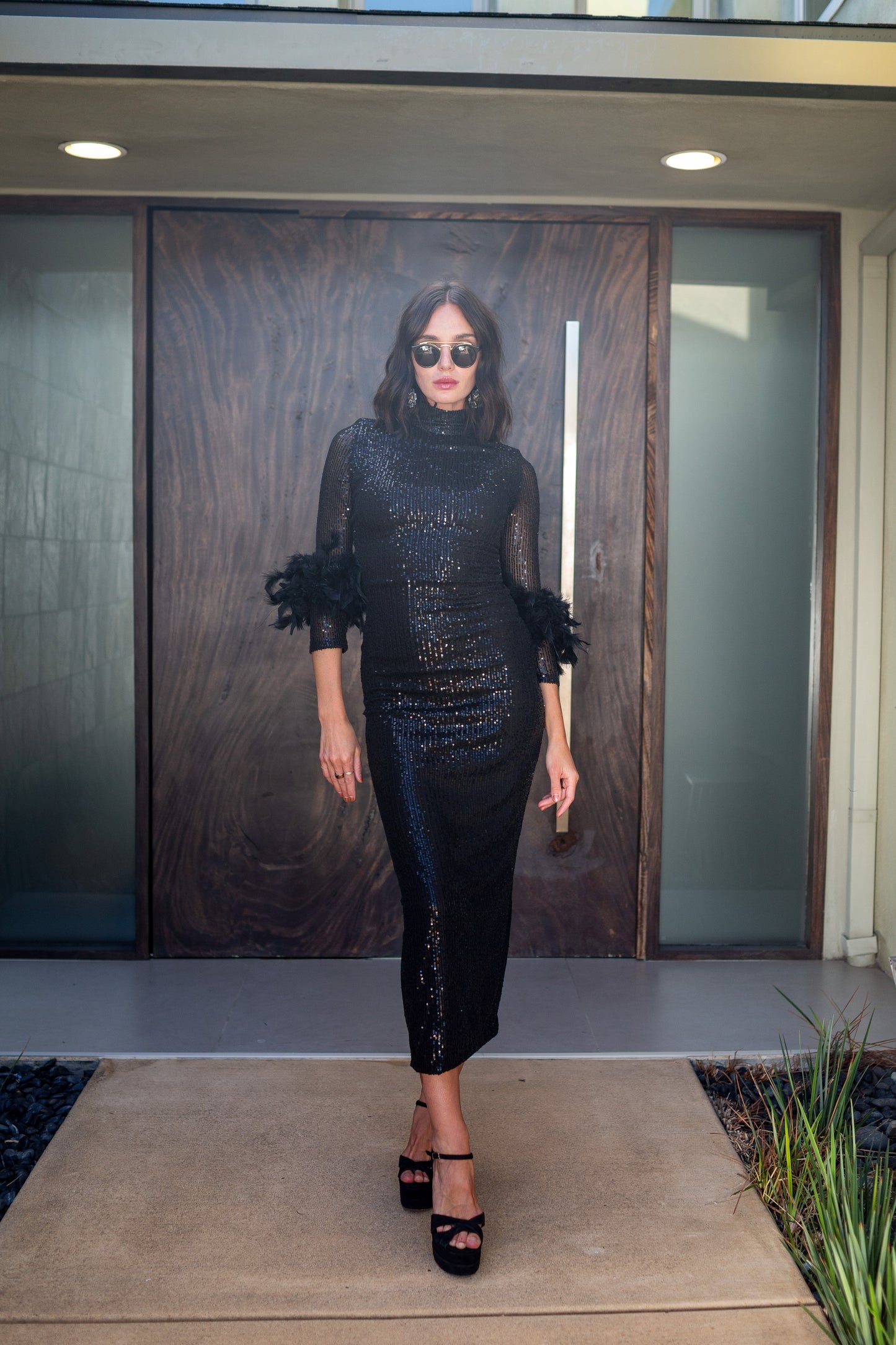 Catroux dress in Darkest Night - PREORDER