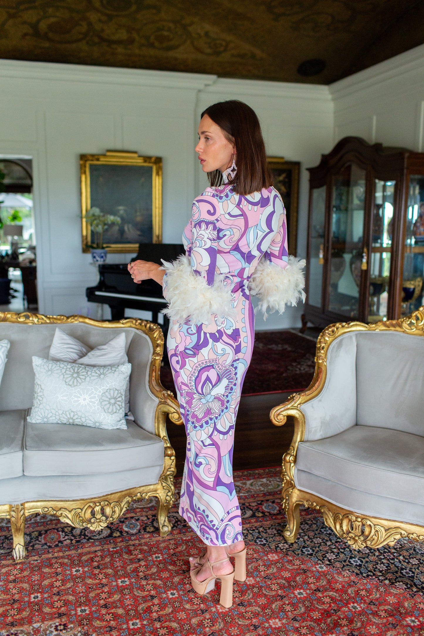 Catroux Dress in Portofino Pink PRE-ORDER