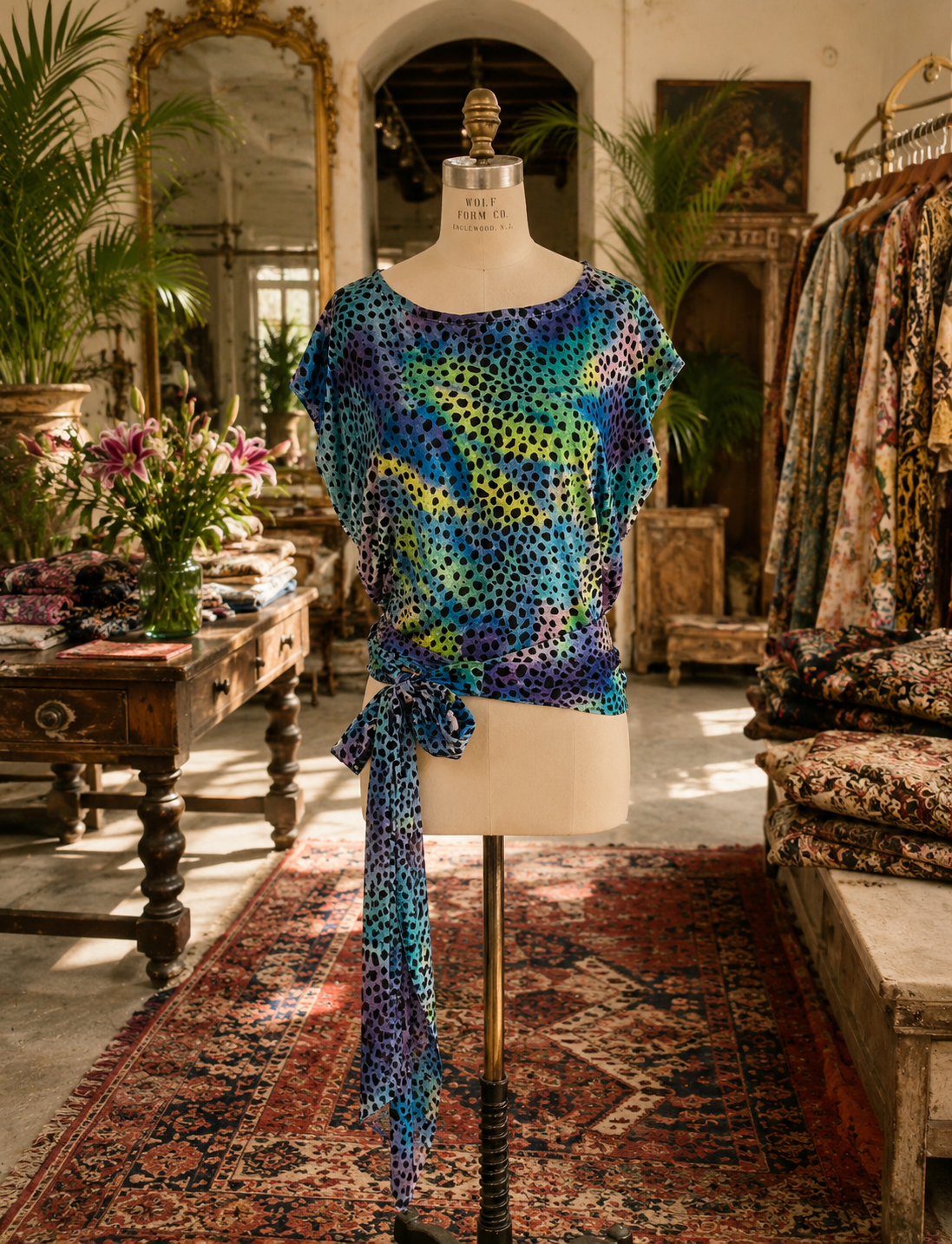 June Top in Electric Eden PRE-ORDER