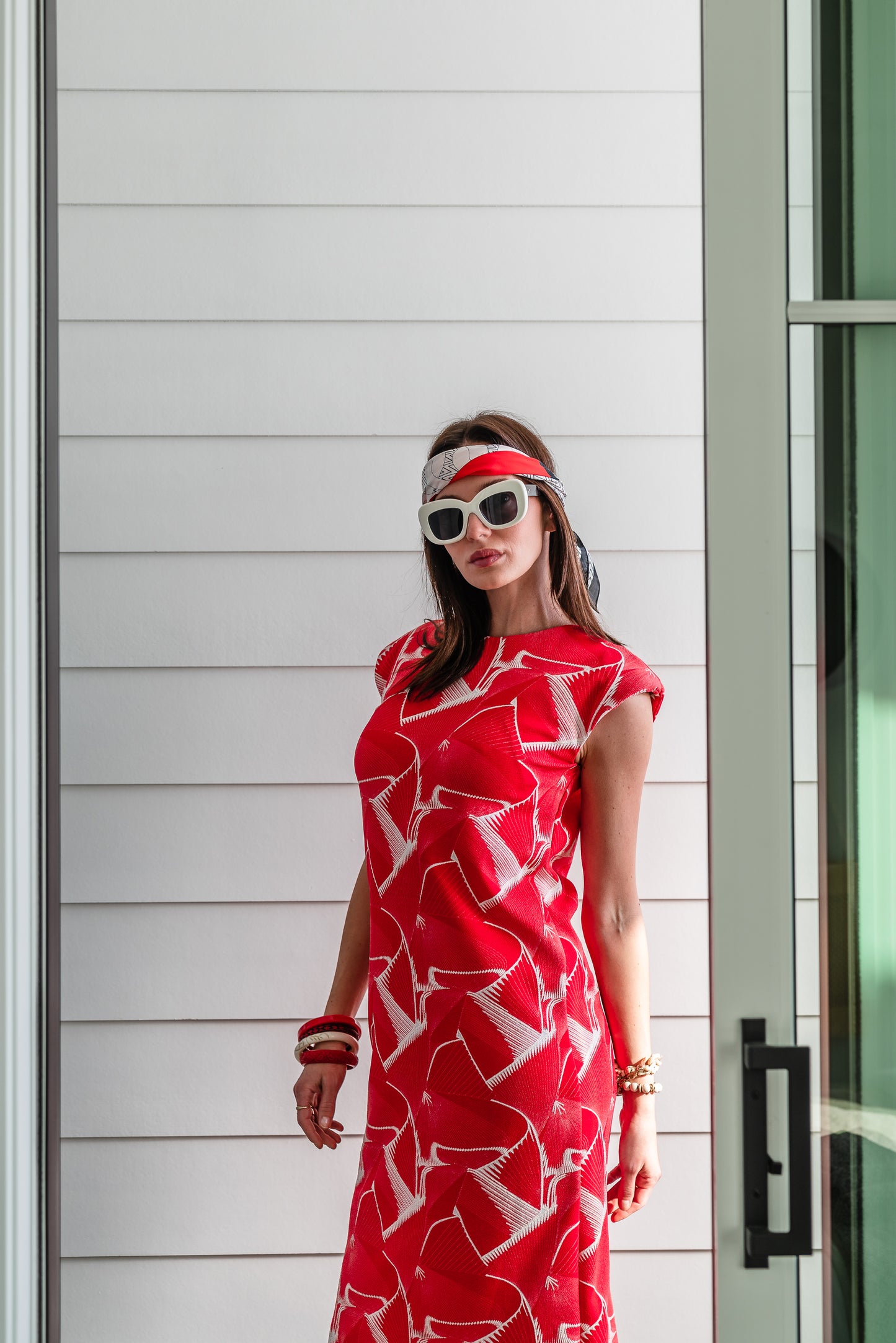 Sabrina Shift in Rosso - Preorder