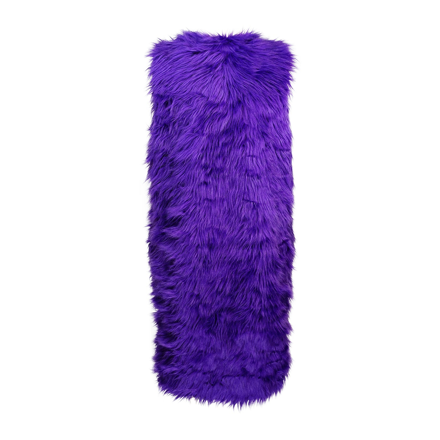 Genghis Aubergine Faux Fur Vest