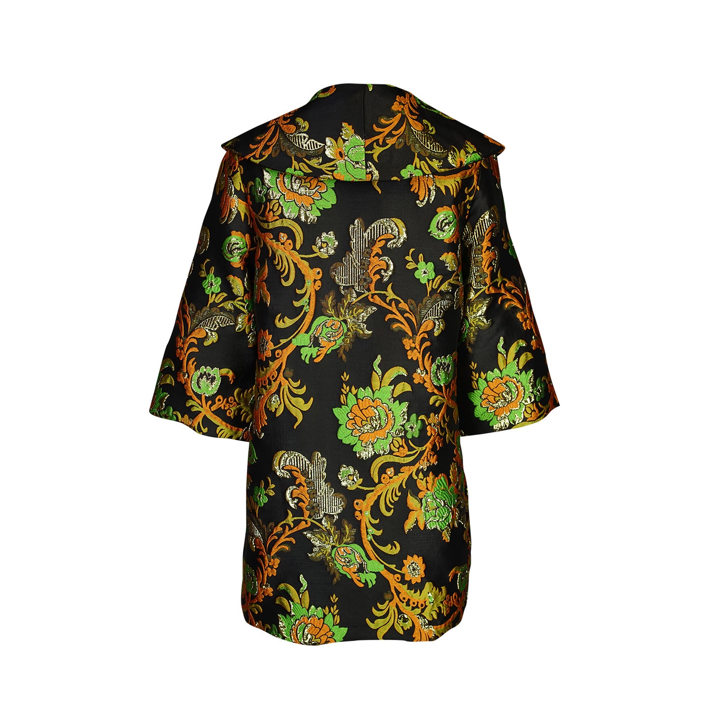 Penelope Swing Coat in Emerald Forest