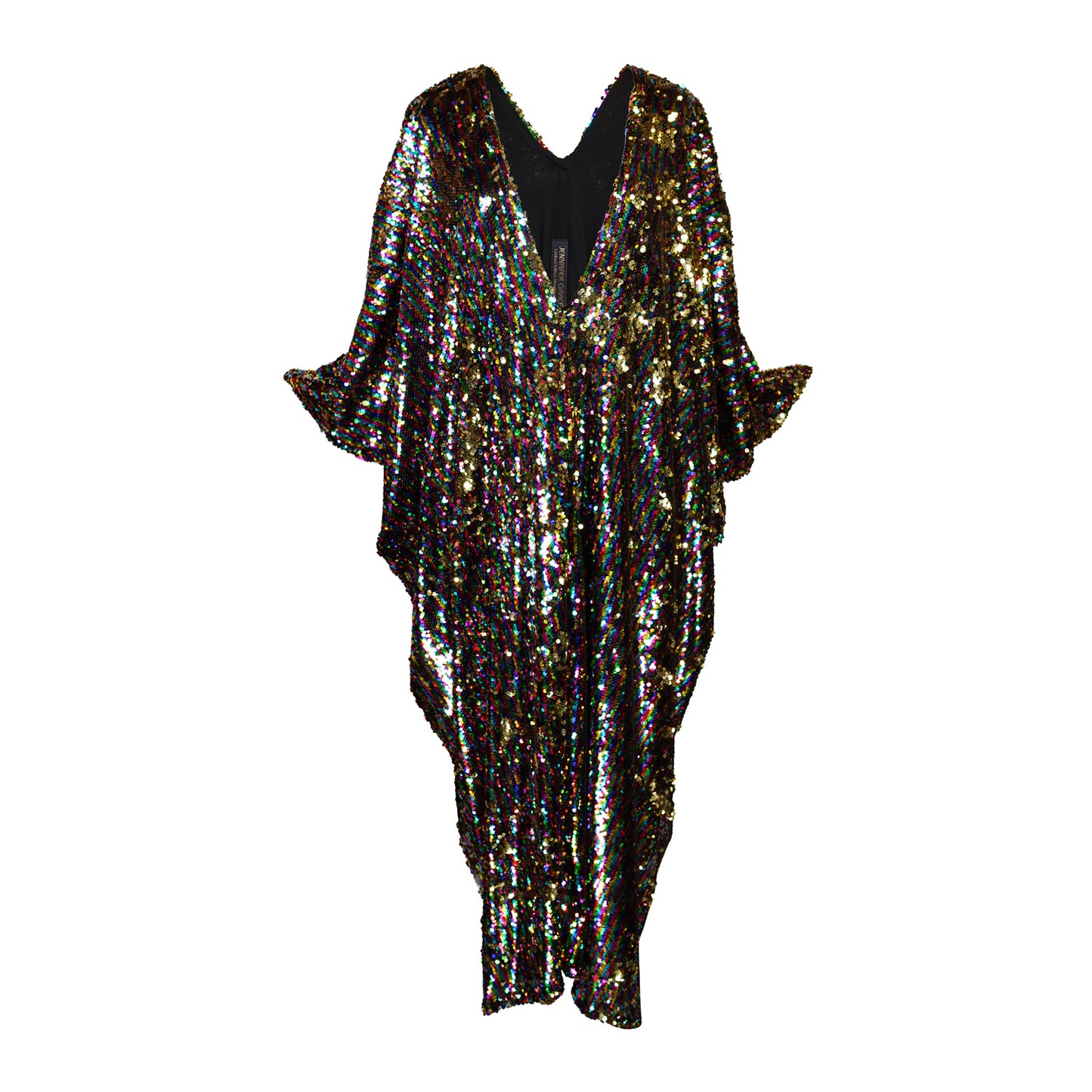 Rainbow Rage Sequin Caftan
