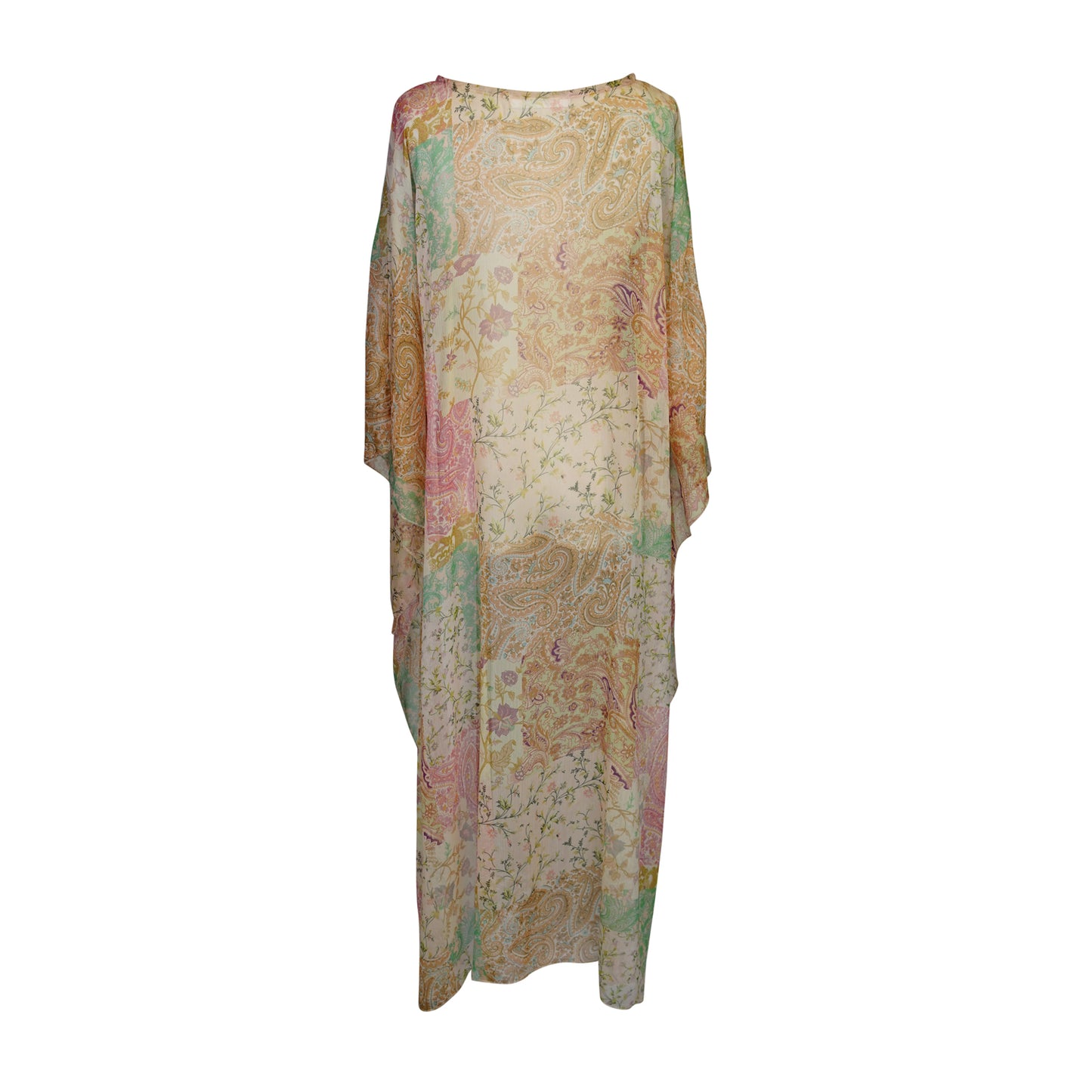 Peachy Poetry Float Scarf Top