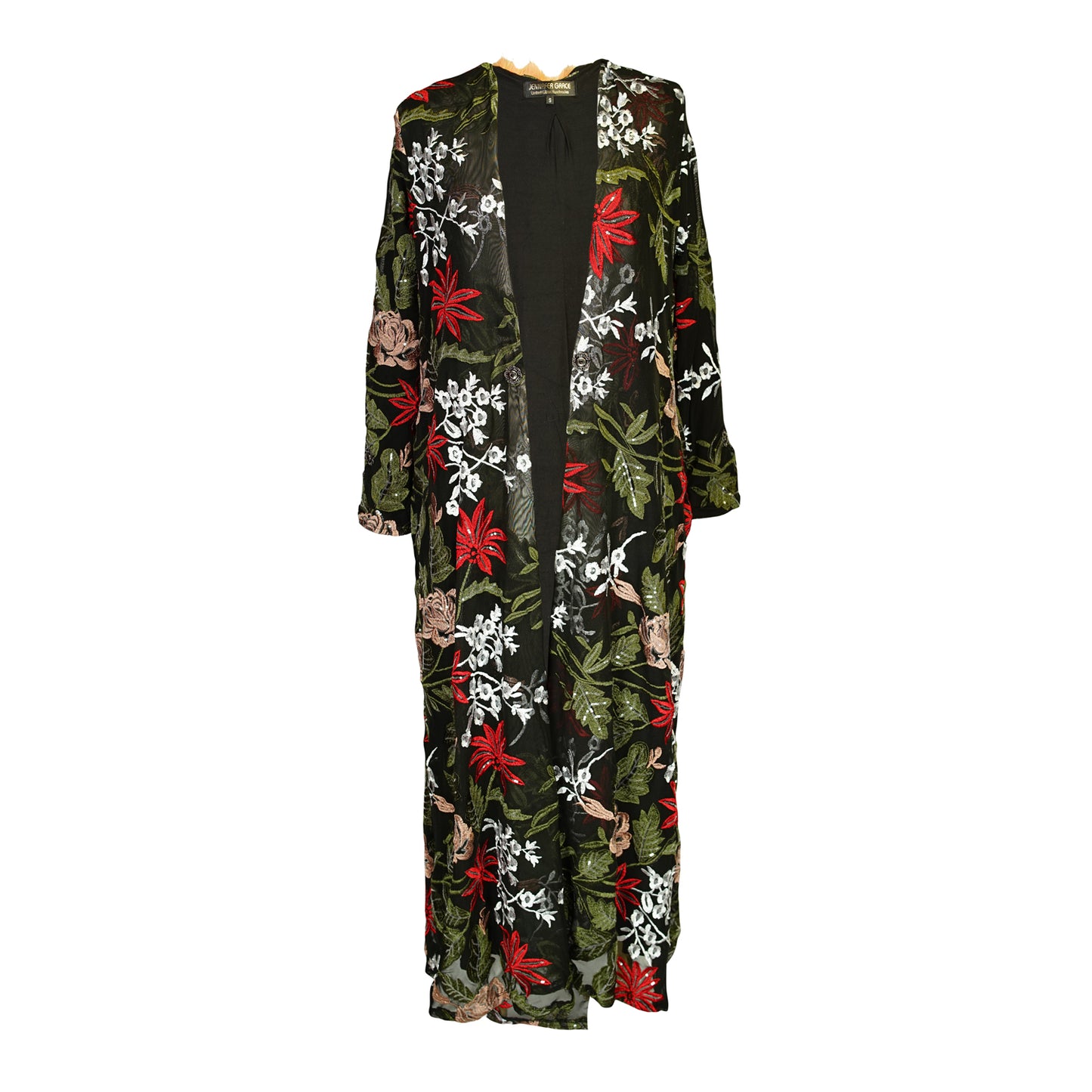 Penny Natura Embroidered Faux Fur Jacket