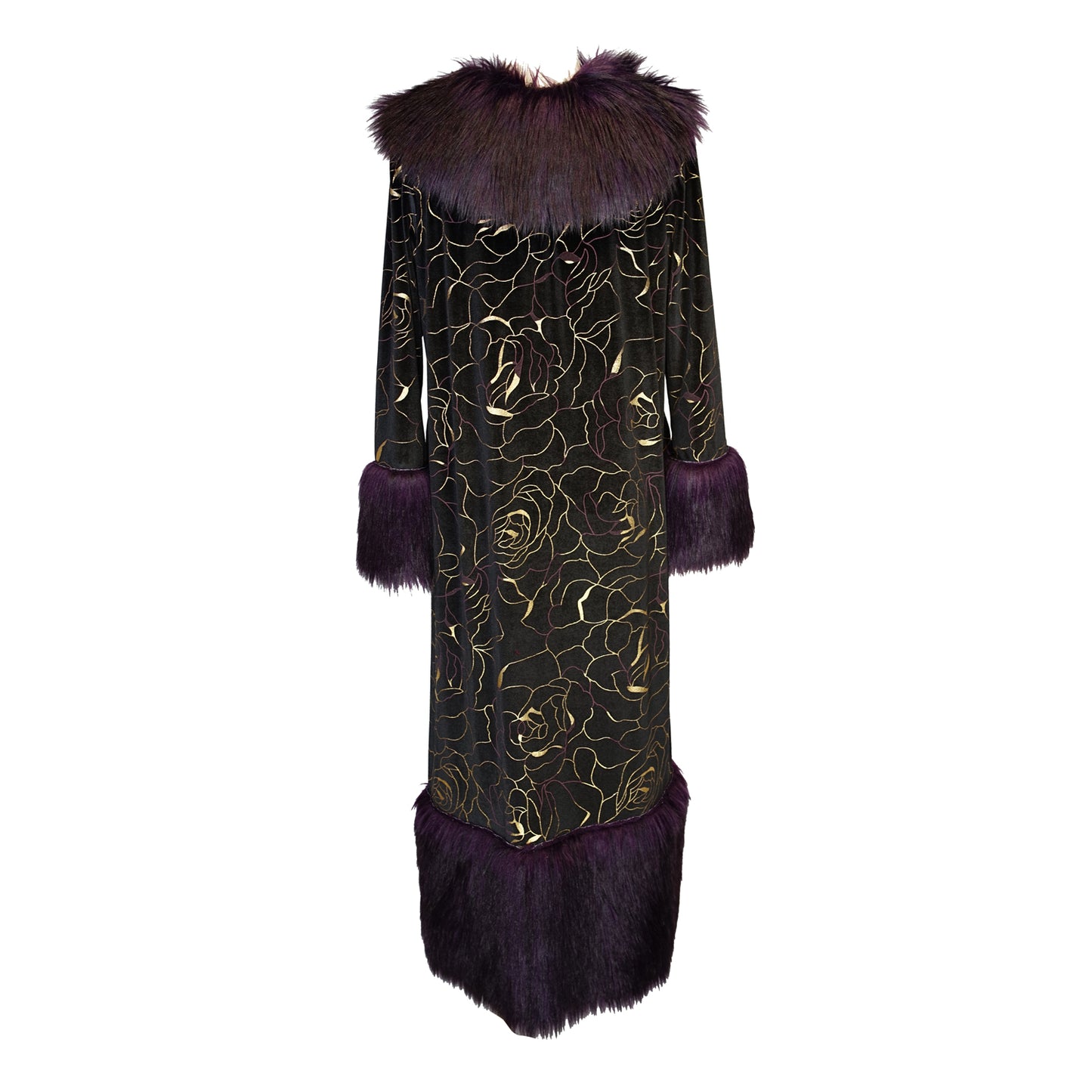 Penny Deluxe Le Lido Velvet Faux Fur Jacket