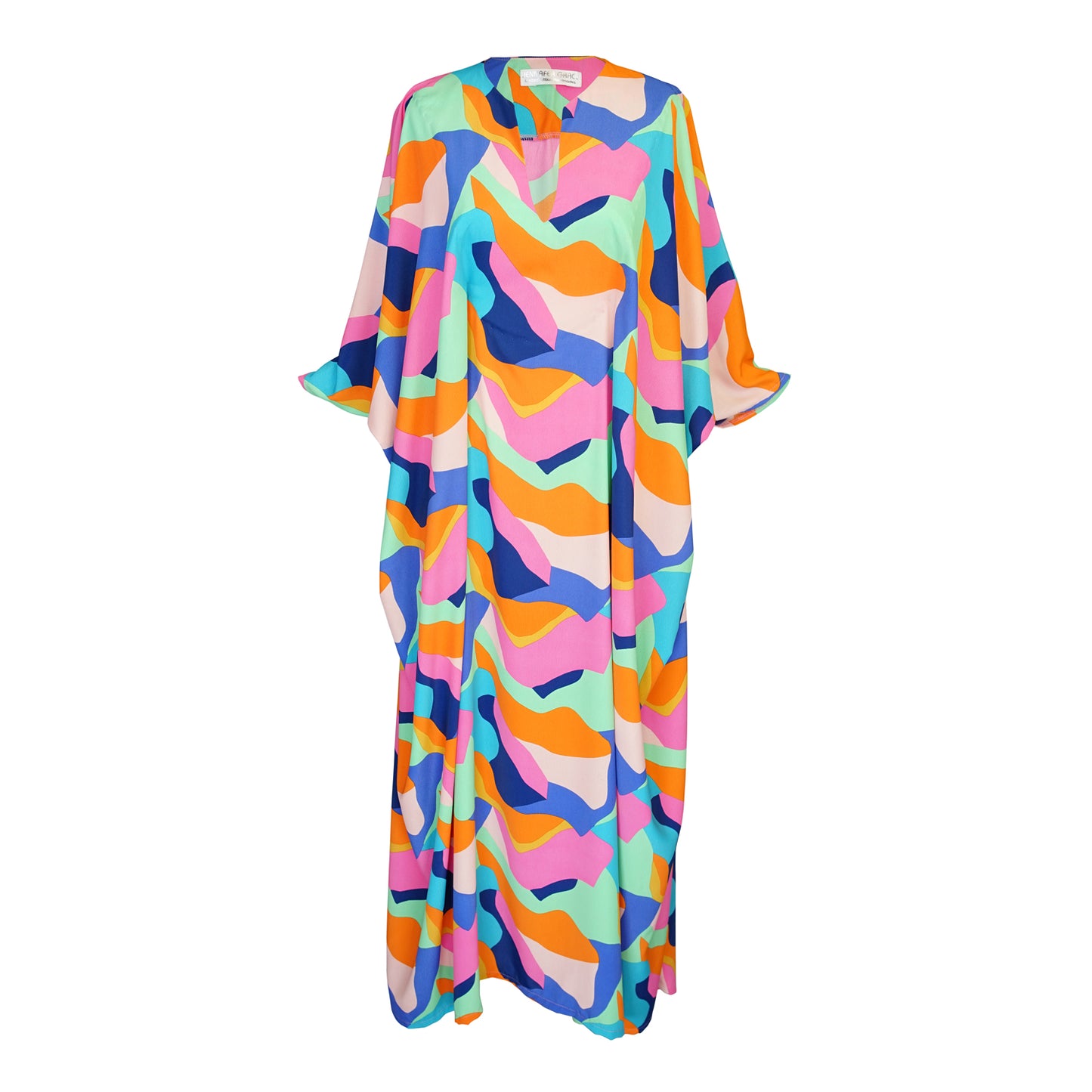 Talitha Cinched Waist Caftan In Das Fest