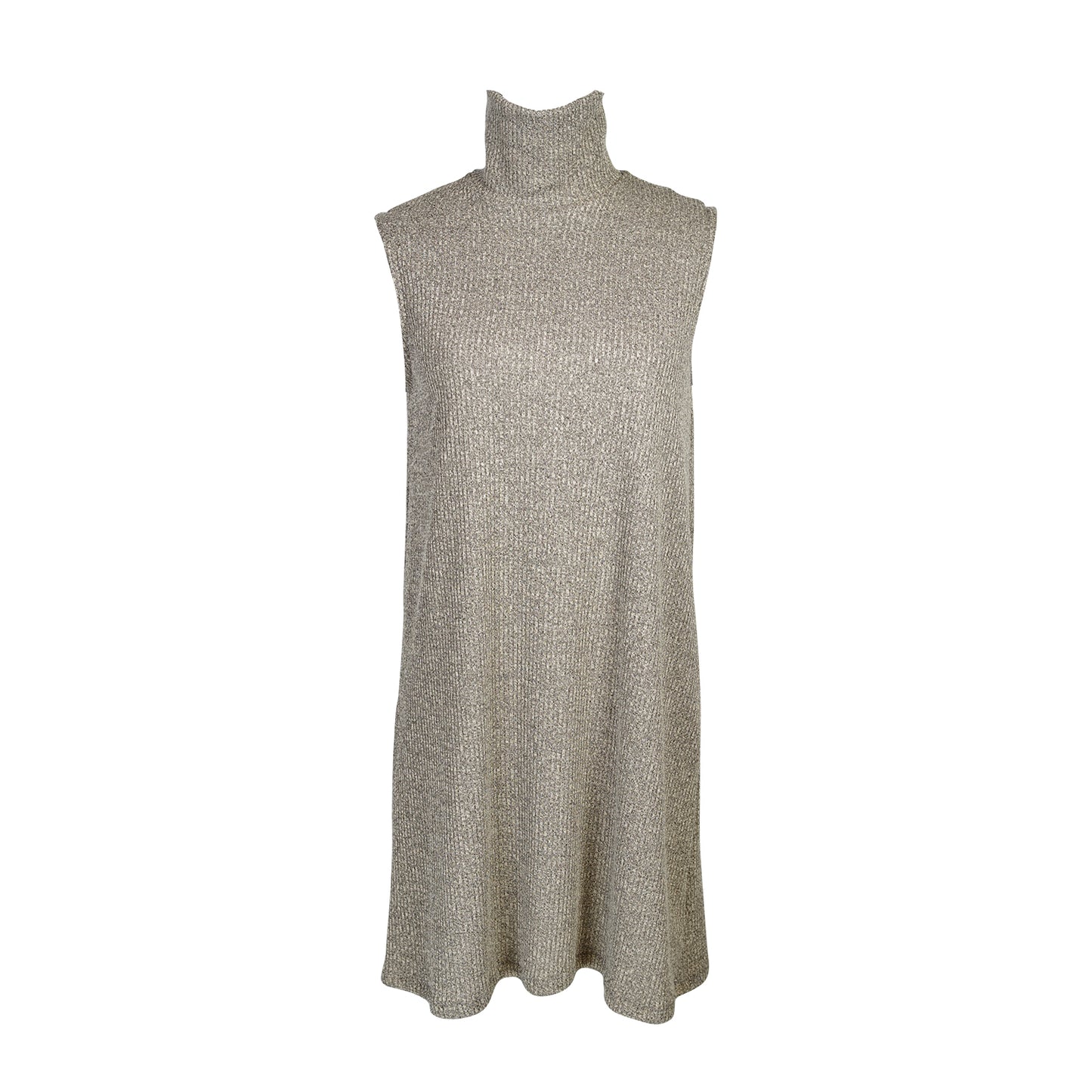 Oatmeal Mockneck Tank Mini Dress