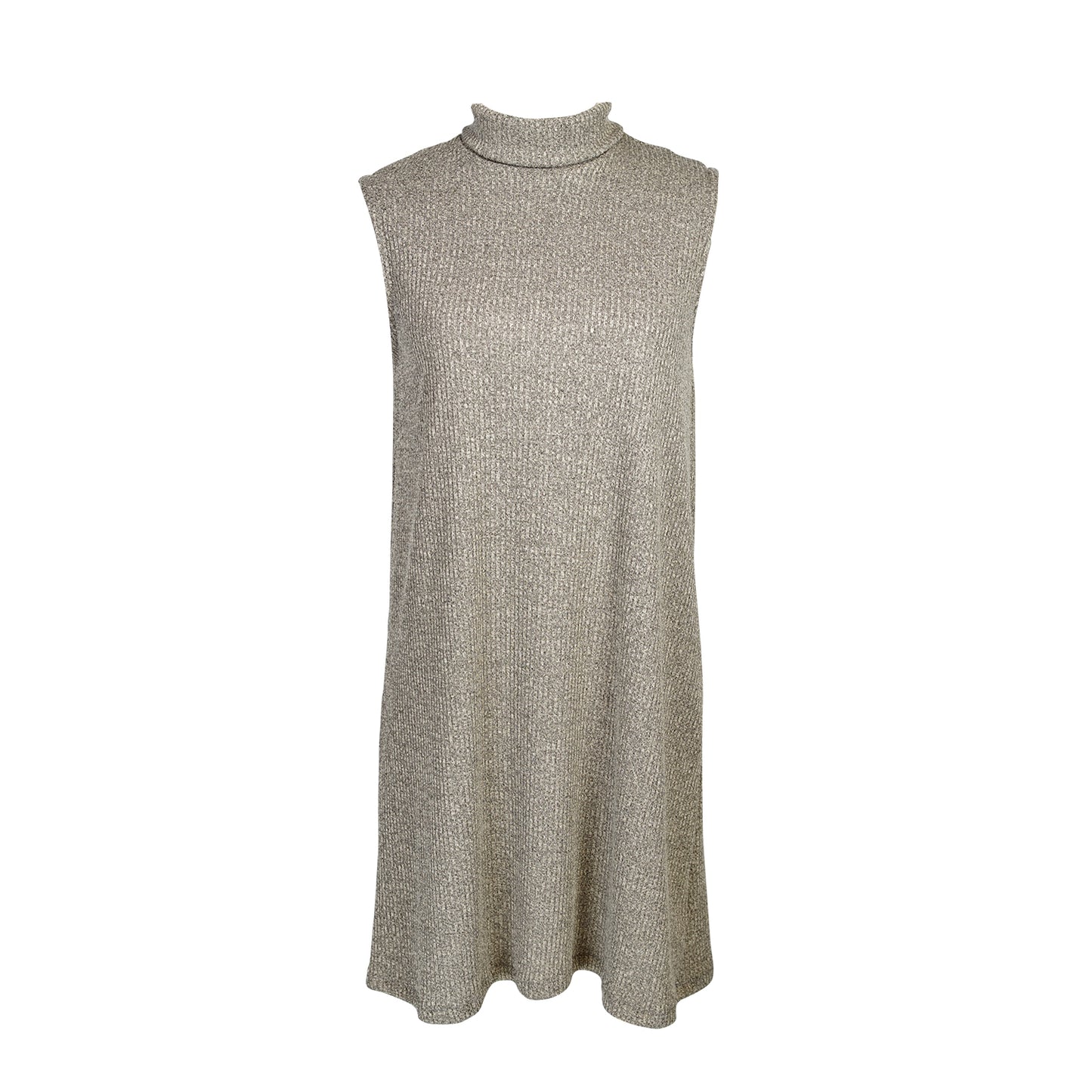 Oatmeal Mockneck Tank Mini Dress