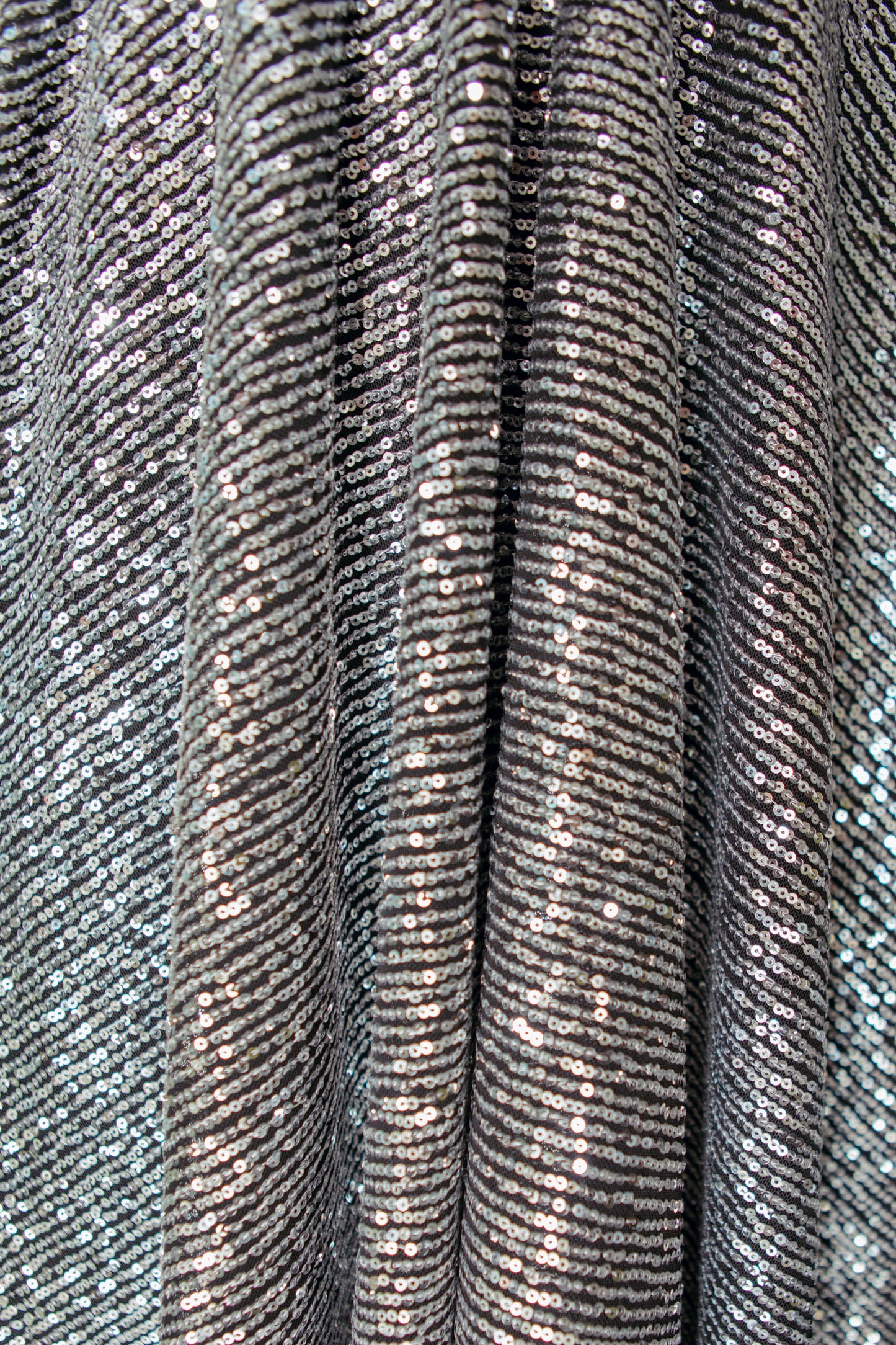 Gunmetal Sequin Caftan Kaftan Dress