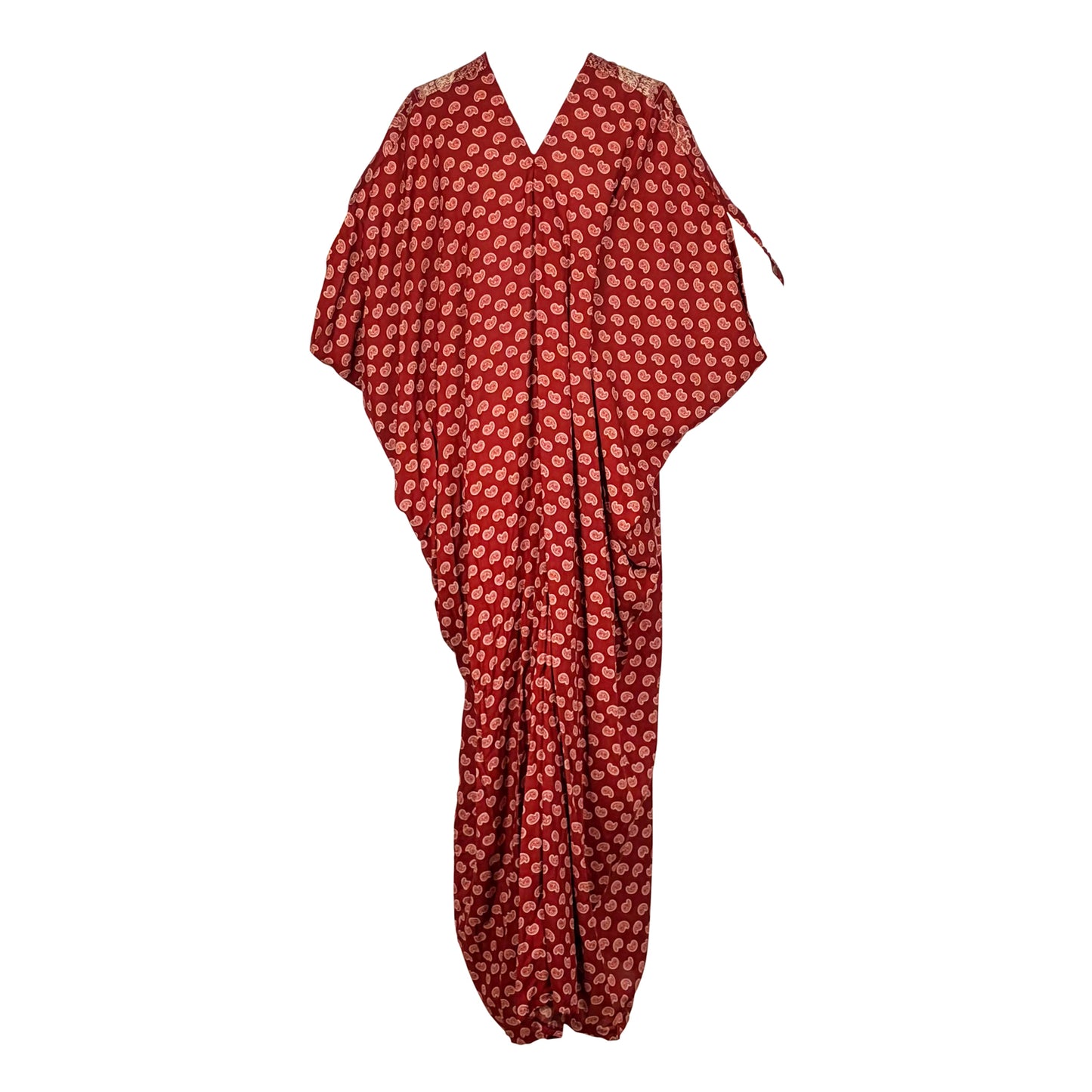Artemis Ochre Paisley Caftan