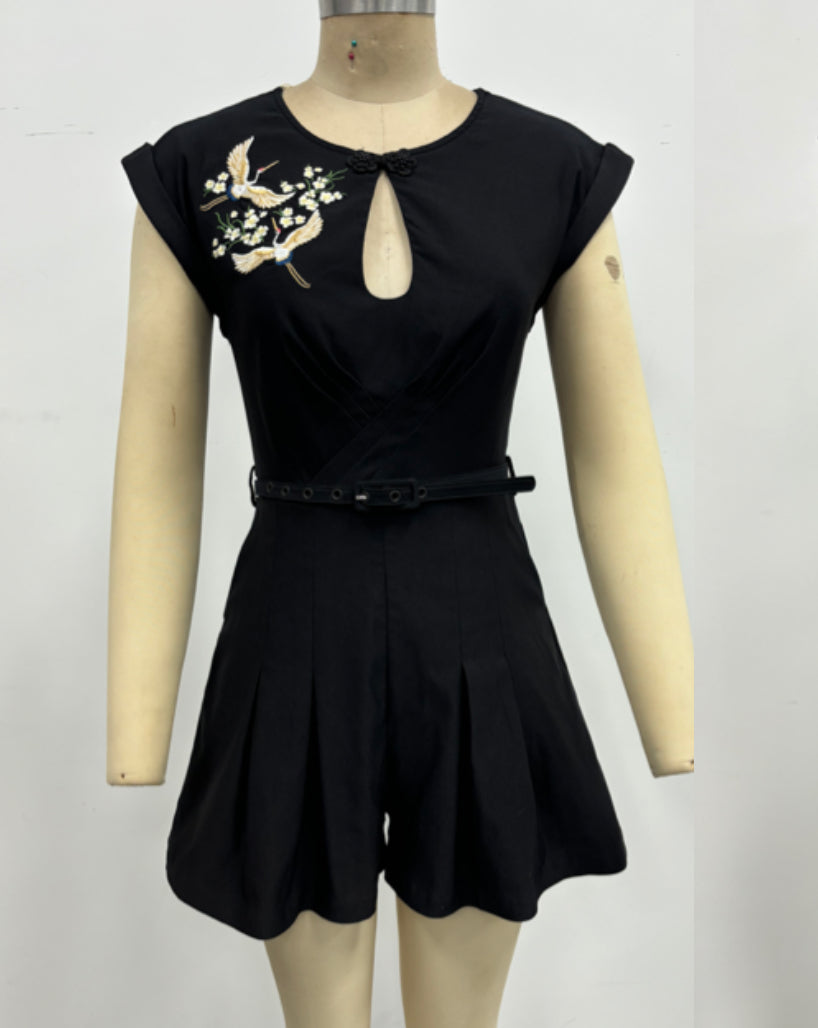 Ginza Crane Romper