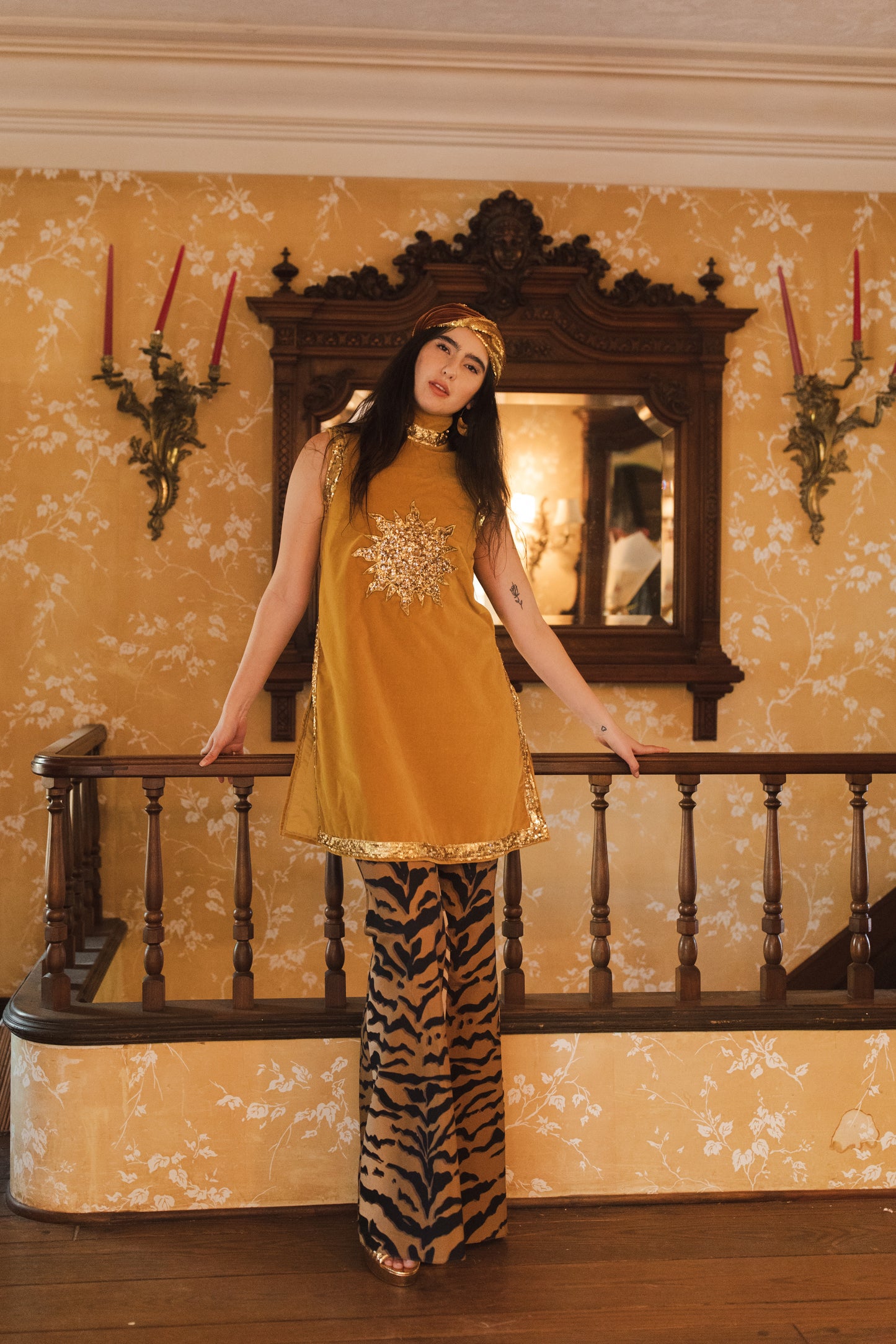 Knights of the Sun Tunic in Turmeric