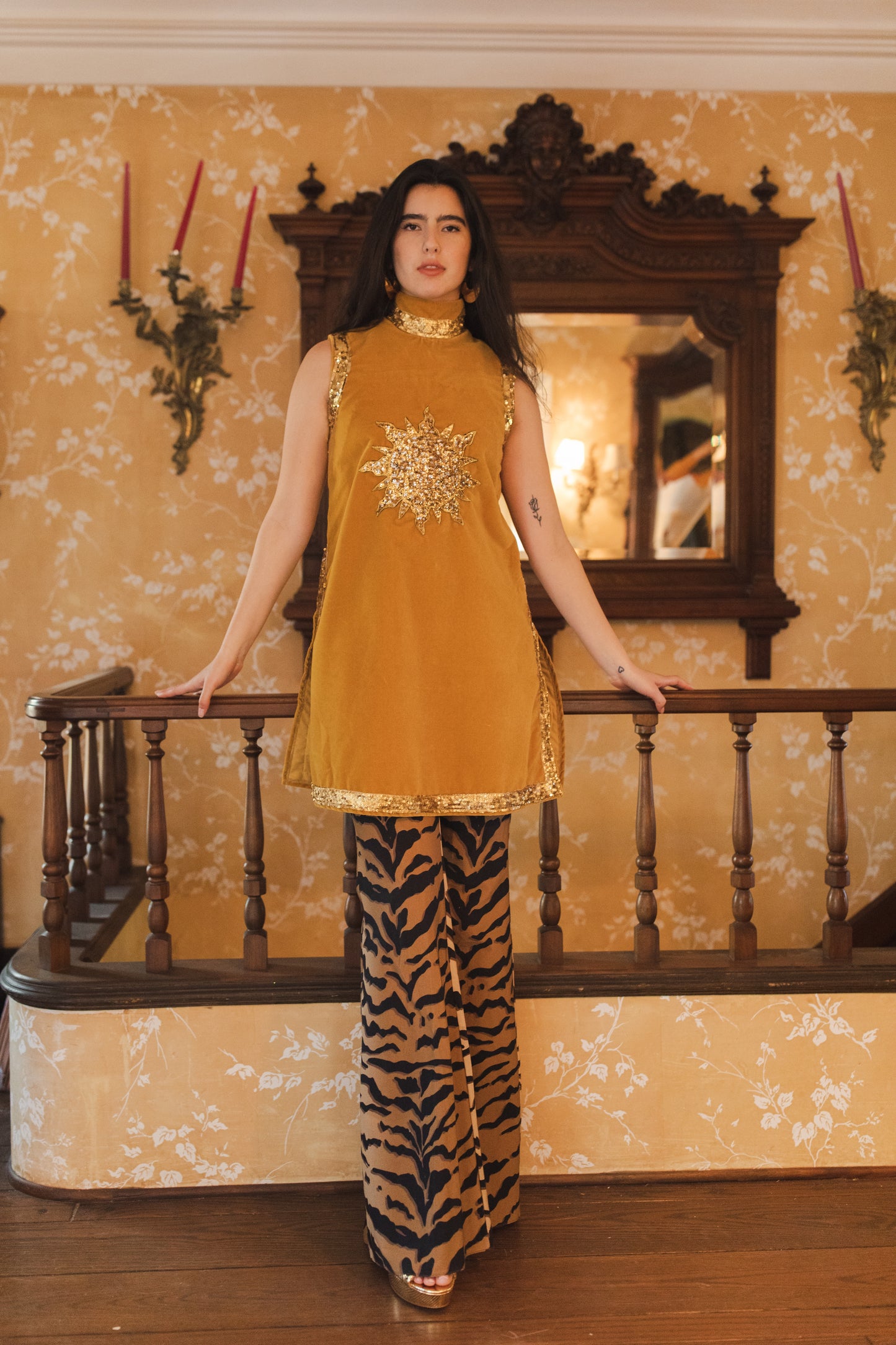 Knights of the Sun Tunic in Turmeric
