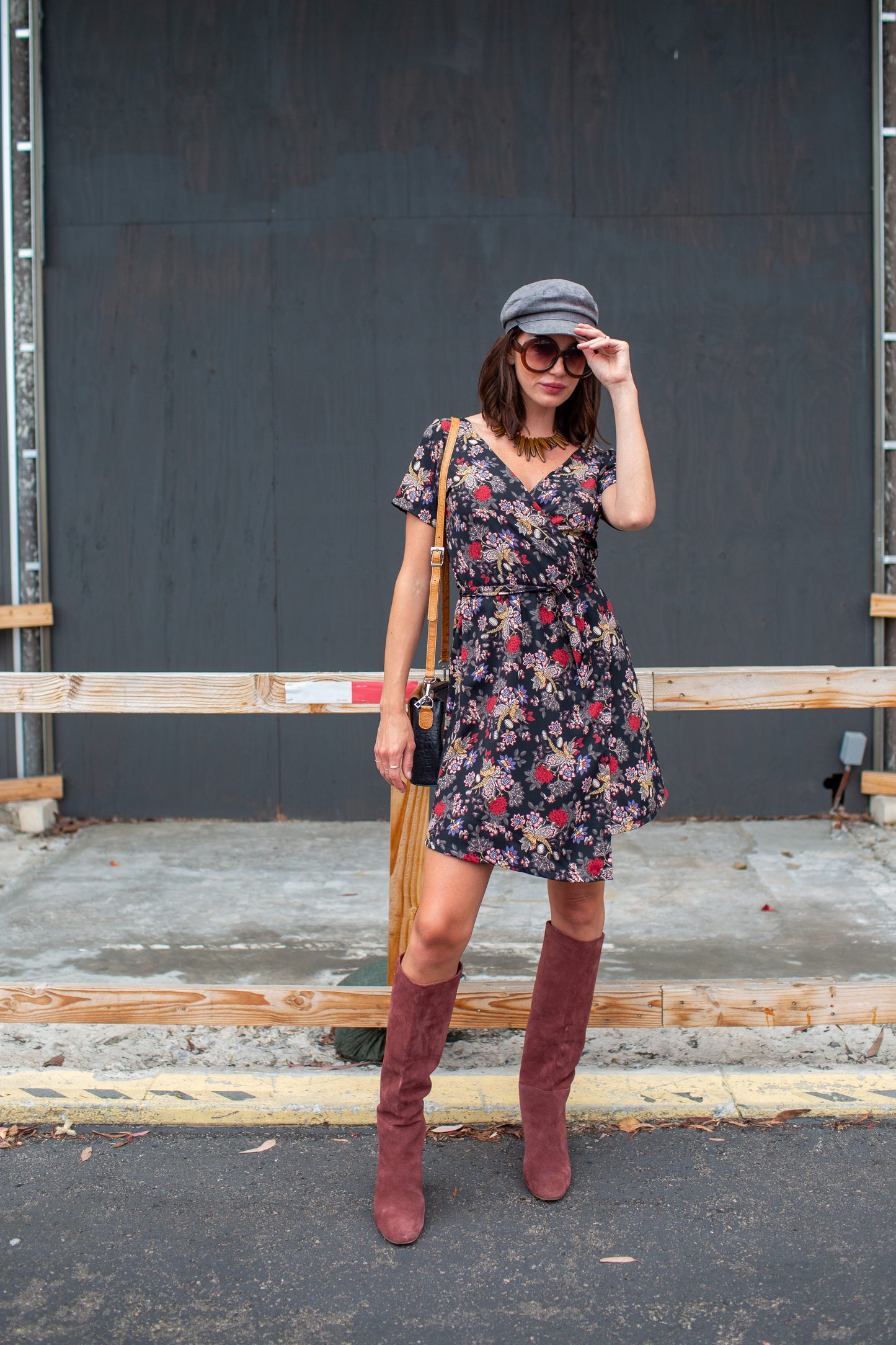 Larkspur Wrap Dress in Mini