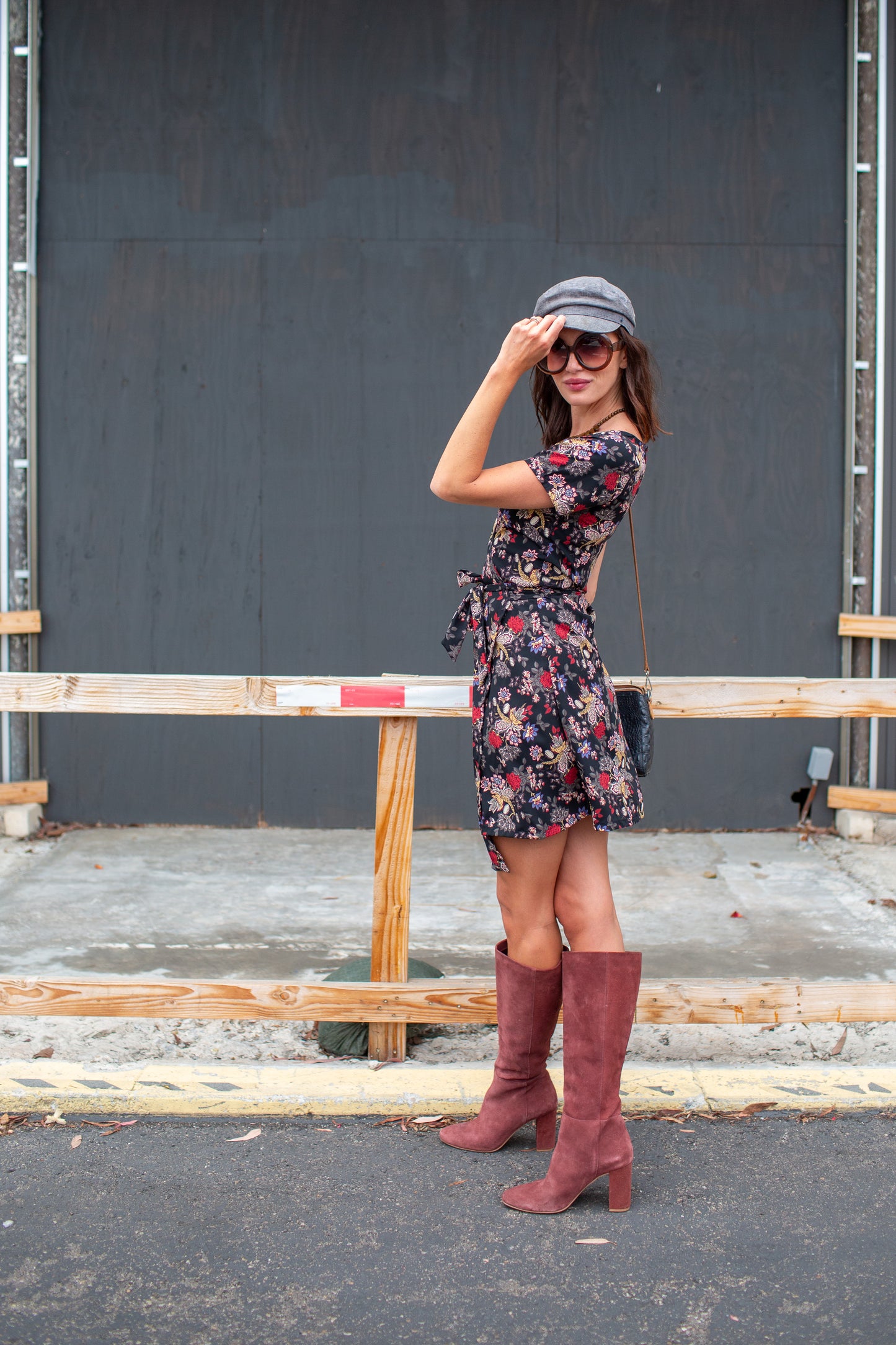 Larkspur Wrap Dress in Mini