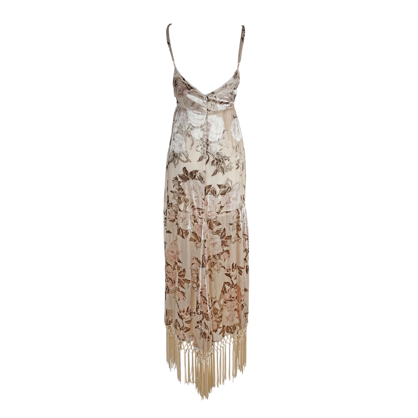 Laurenia Fringe Faux Wrap Dress (Pre-Order)