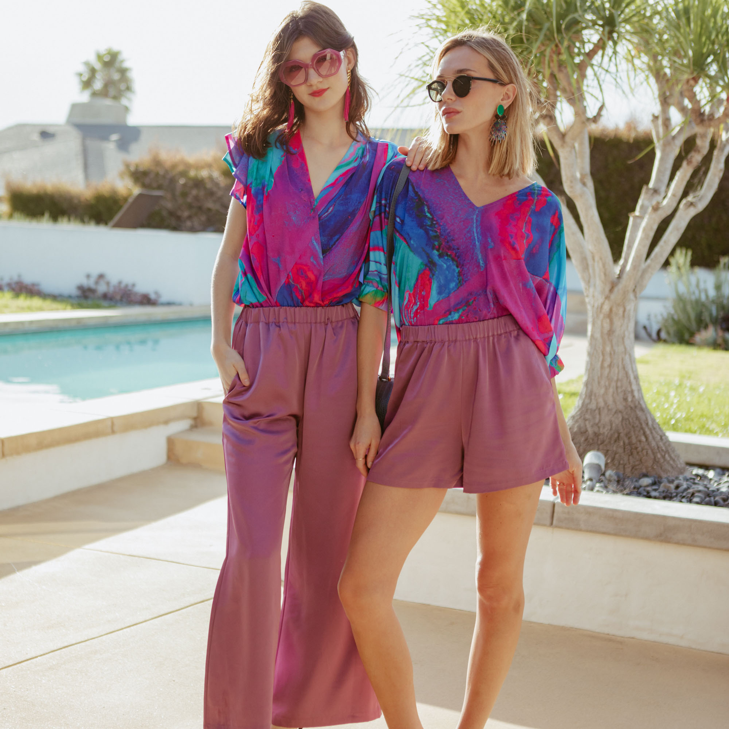 Alana Kay Pull-On Elastic Waist Shorts