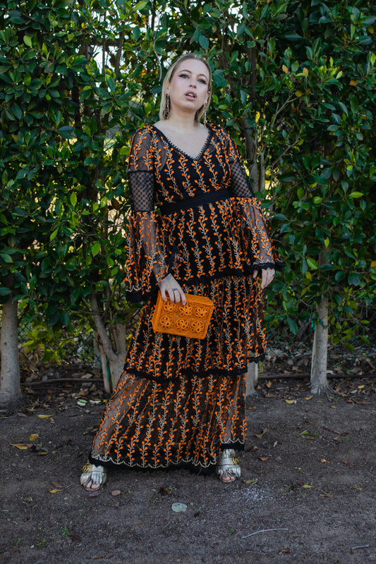 Lydia Embellished Tier Dress-JG Loves