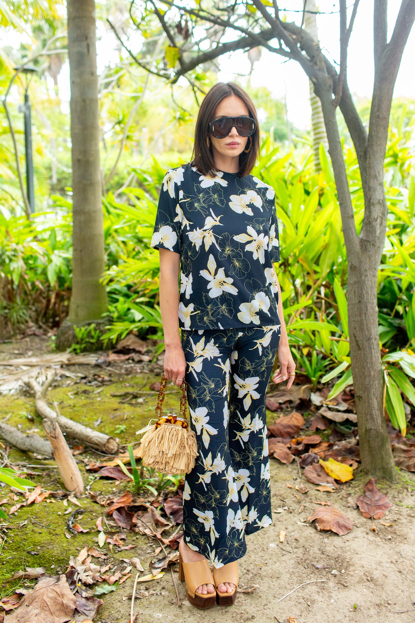 Mareesa Trousers in Lemon Sugar Blossom (PRE-ORDER)