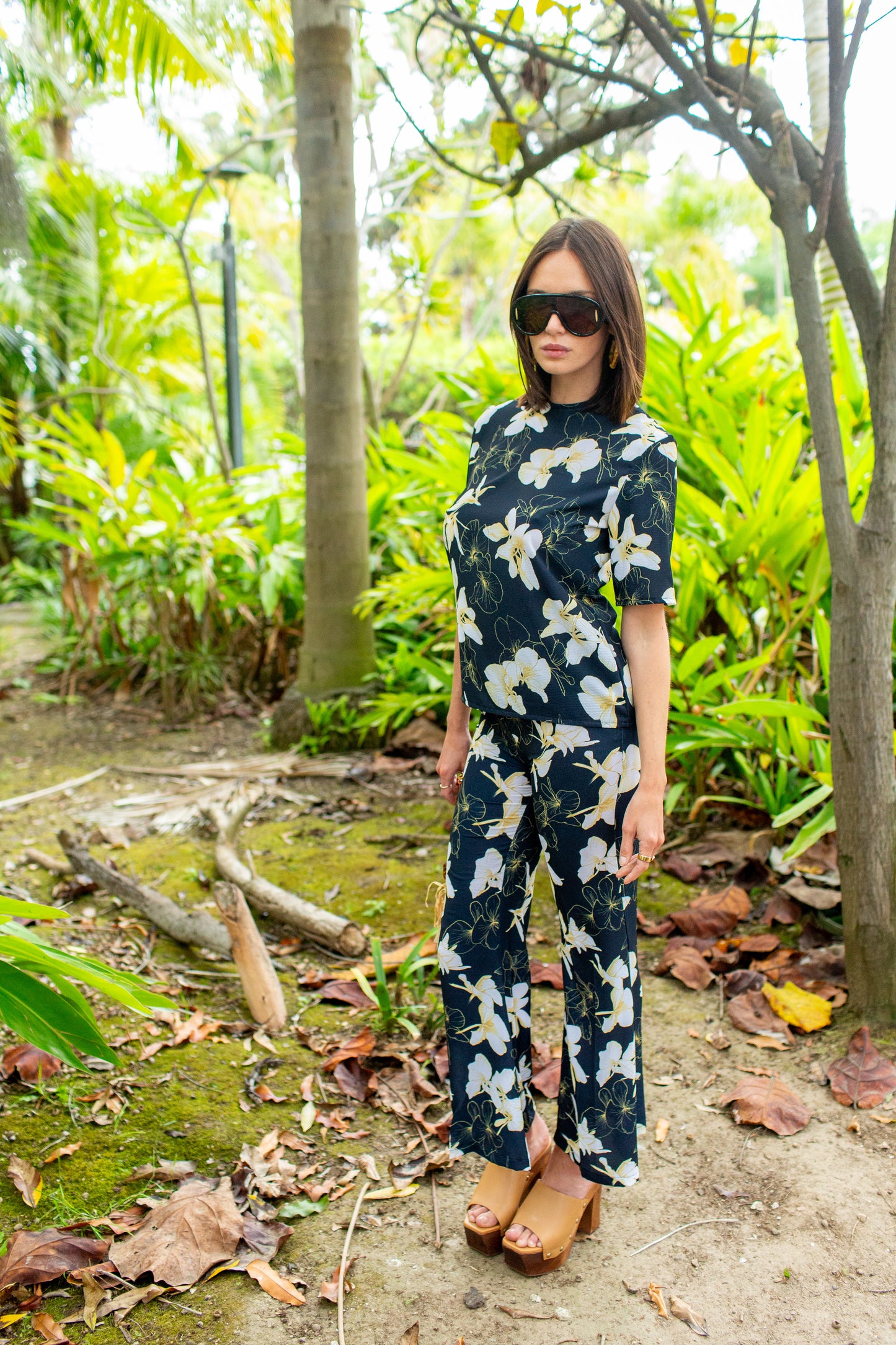Mareesa Trousers in Lemon Sugar Blossom (PRE-ORDER)