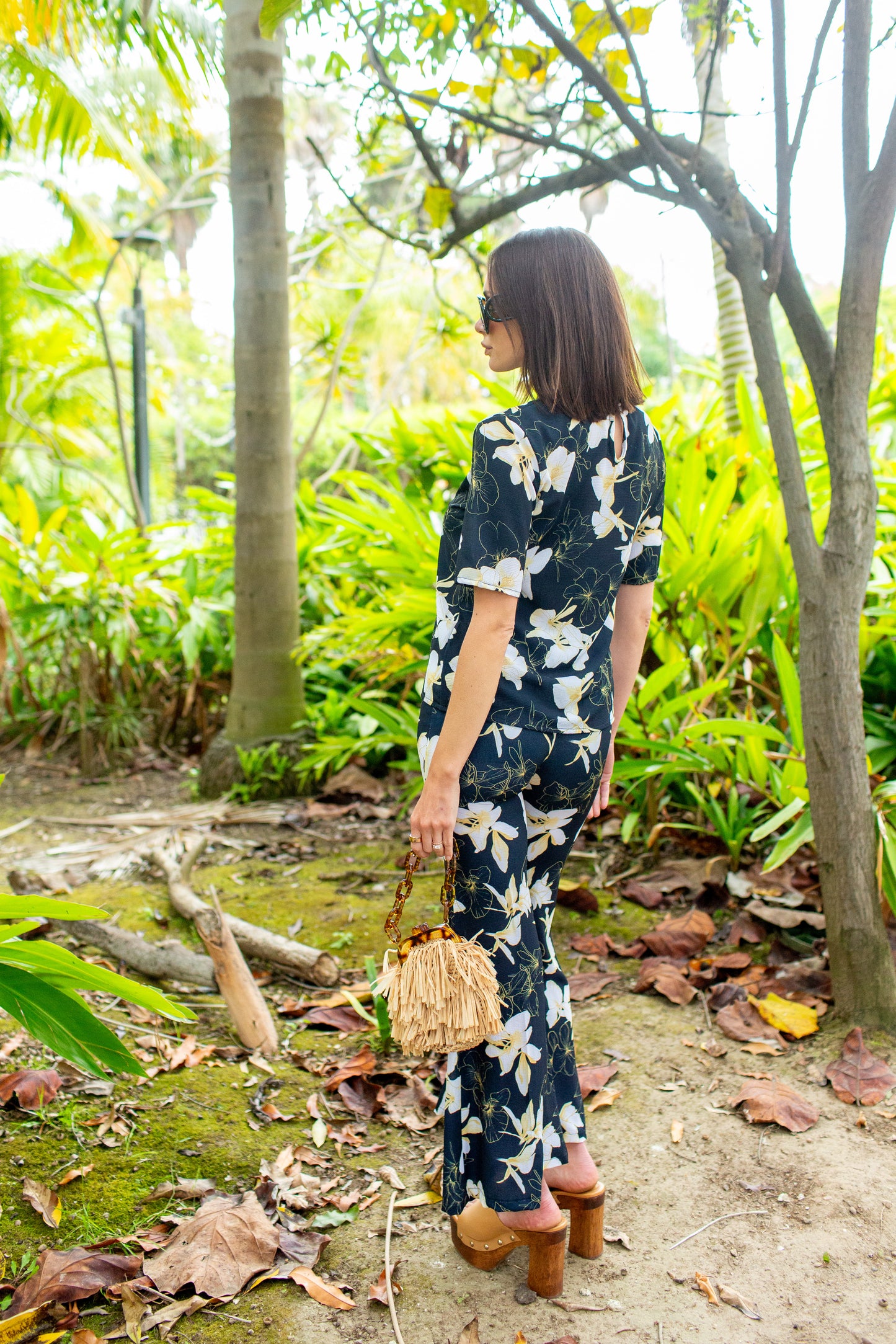 Mareesa Trousers in Lemon Sugar Blossom (PRE-ORDER)