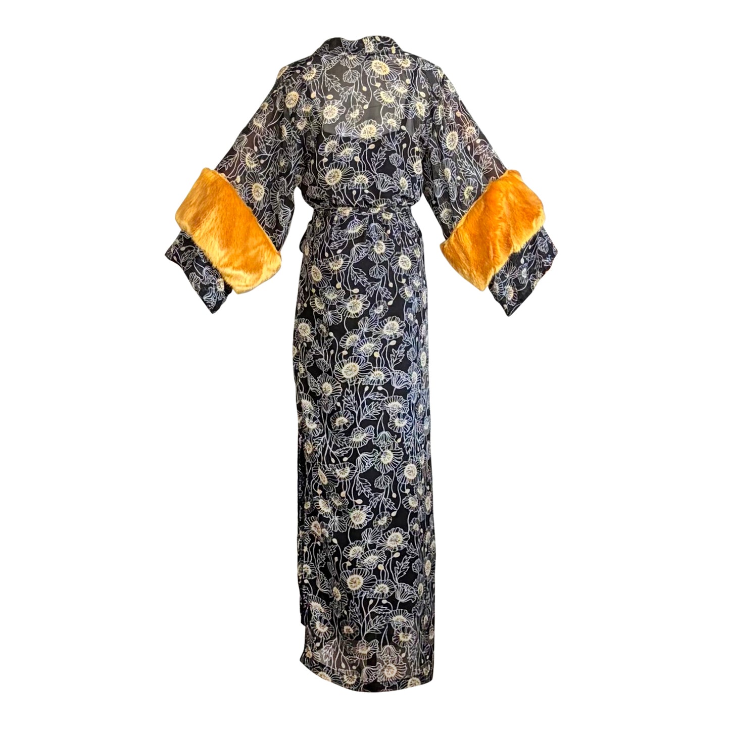 Marlene Wrap Dress in Golden Dandelion