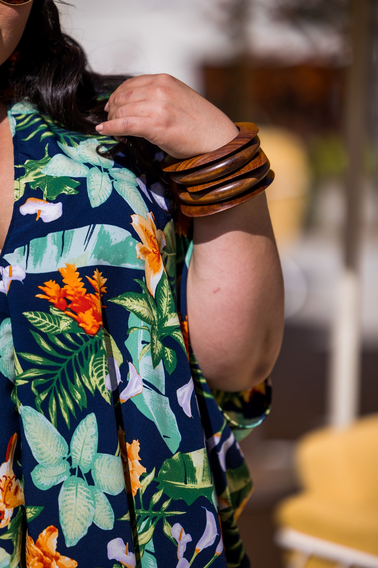 Midnight Jungle Caftan Kaftan Dress