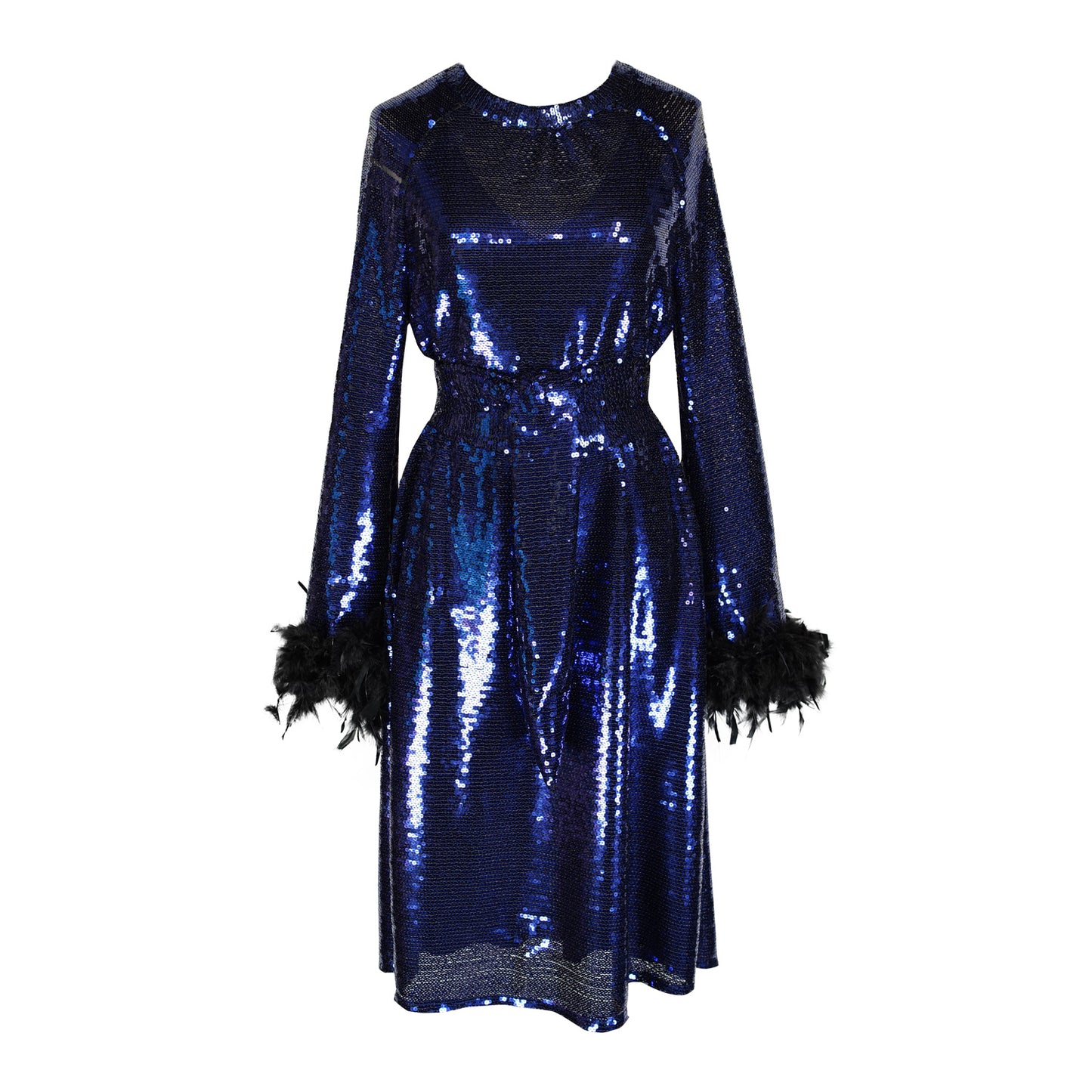 Nightfall Sequin Raglan Dress