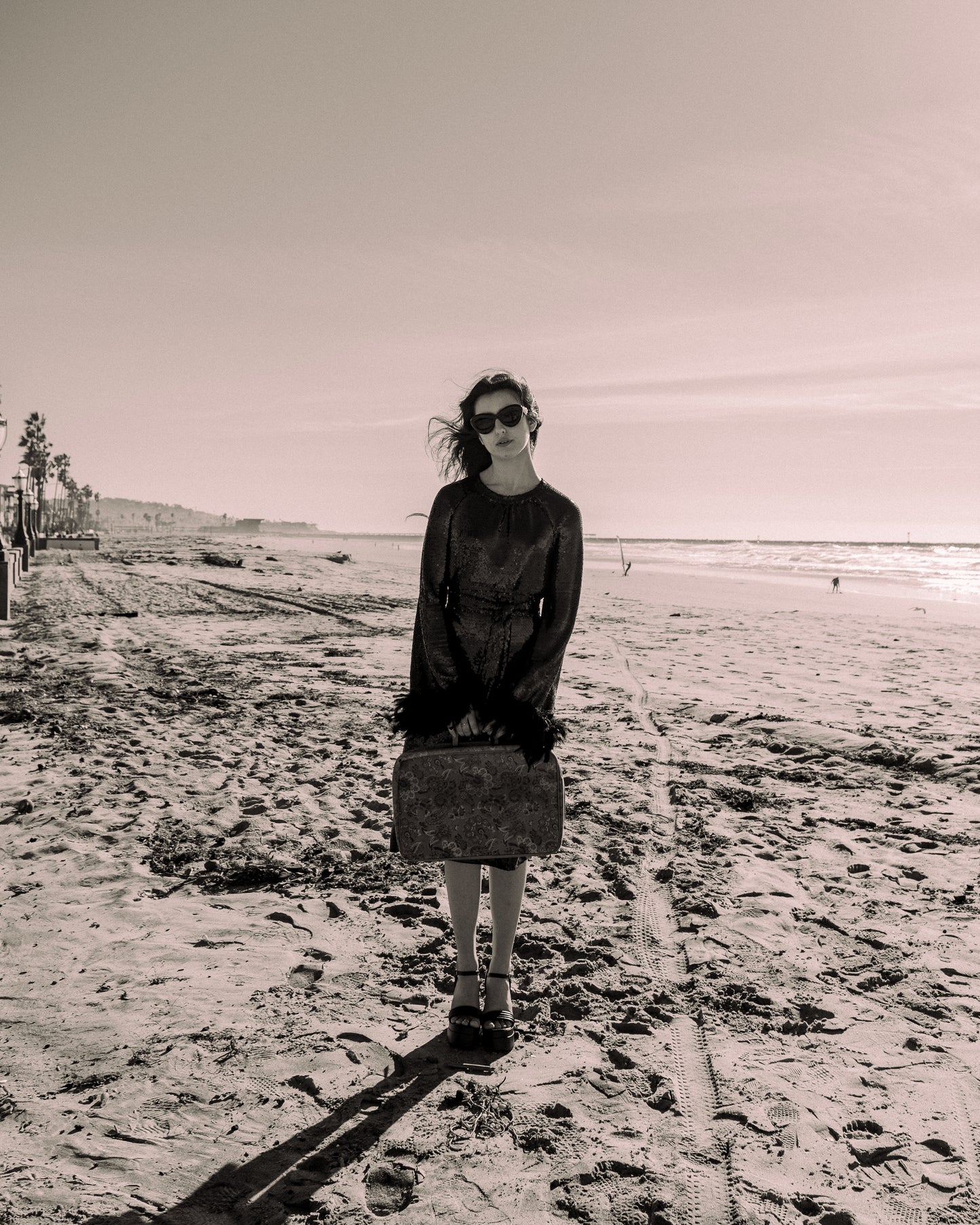 Nightfall Sequin Raglan Dress