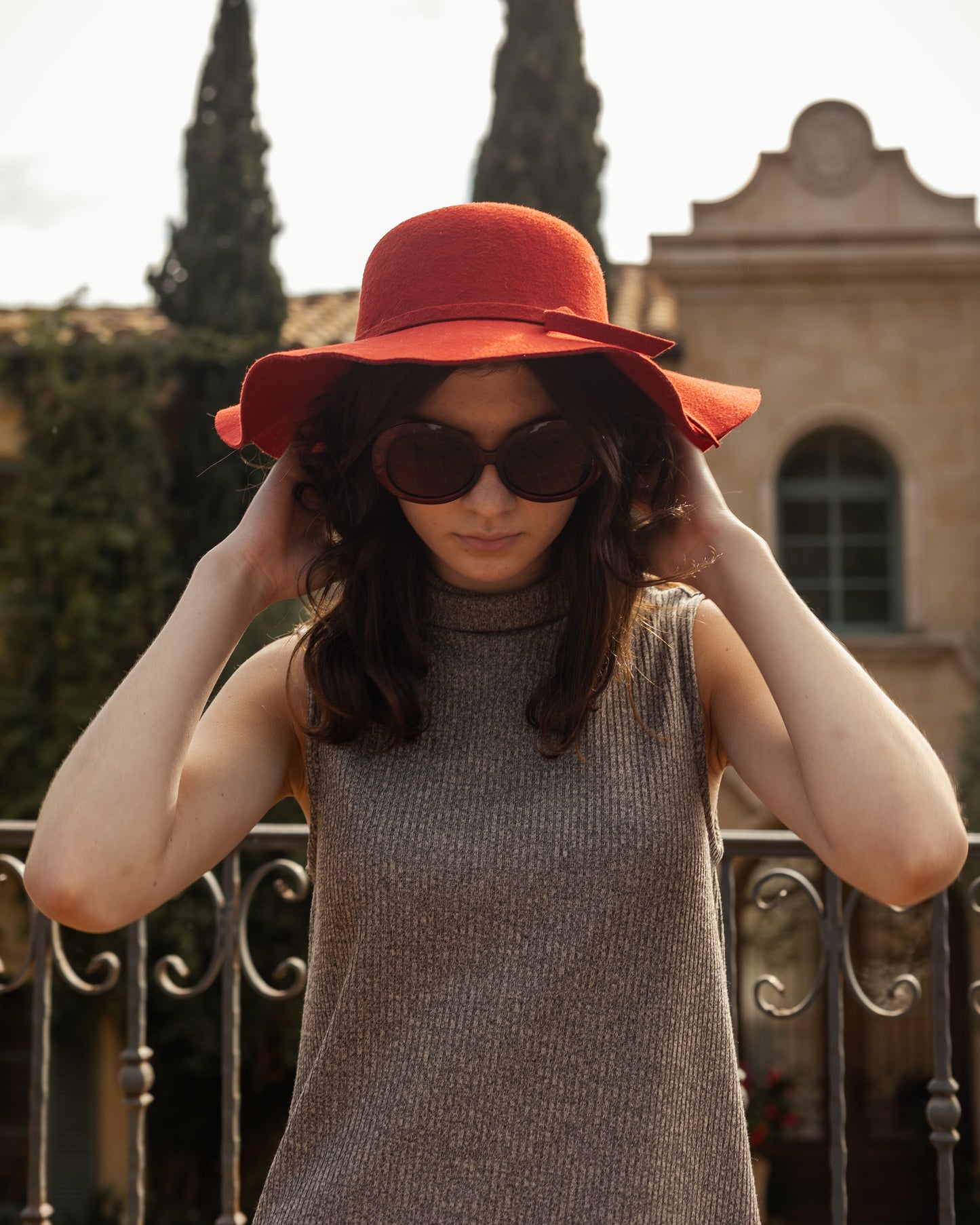 Oatmeal Mockneck Tank Mini Dress